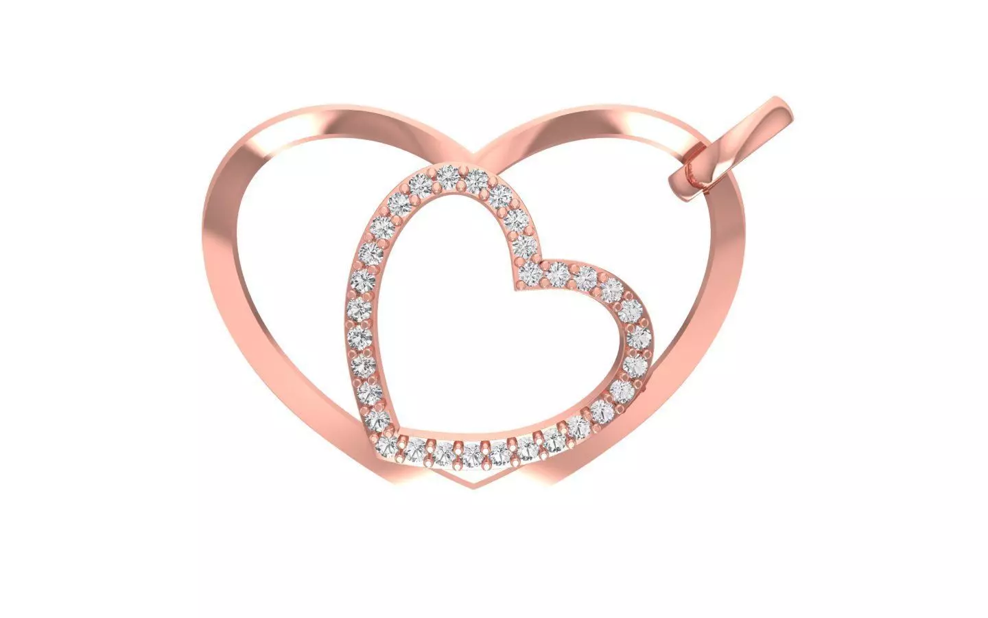 Women Pendant 3dm STL OBJ FBX Renders Details 3D print model_0