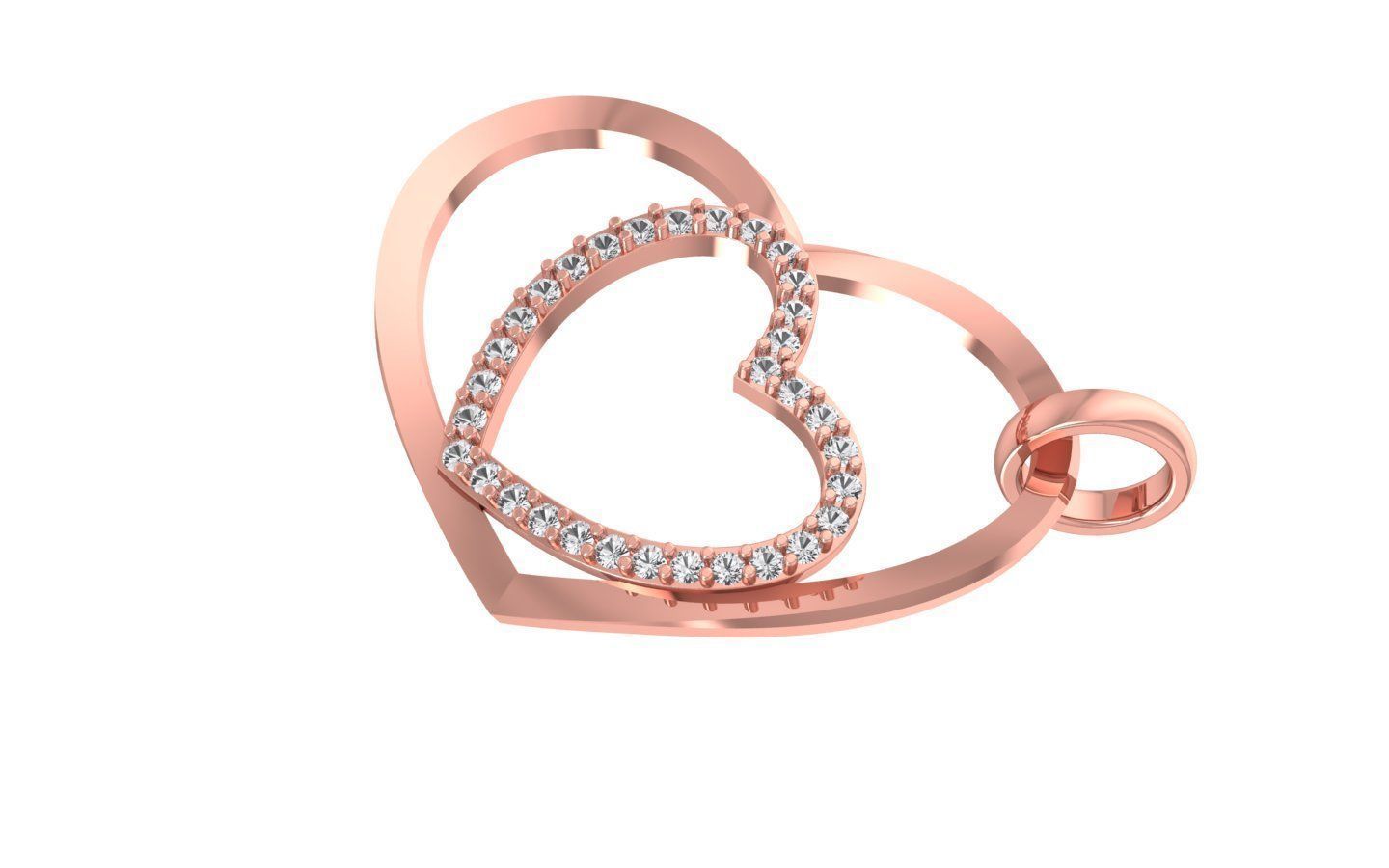 Women Pendant 3dm STL OBJ FBX Renders Details 3D print model_2