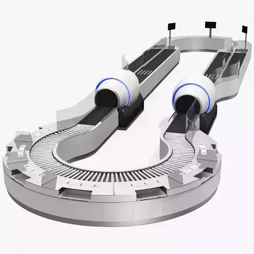 Security System Airport 3D Scanner 3D model