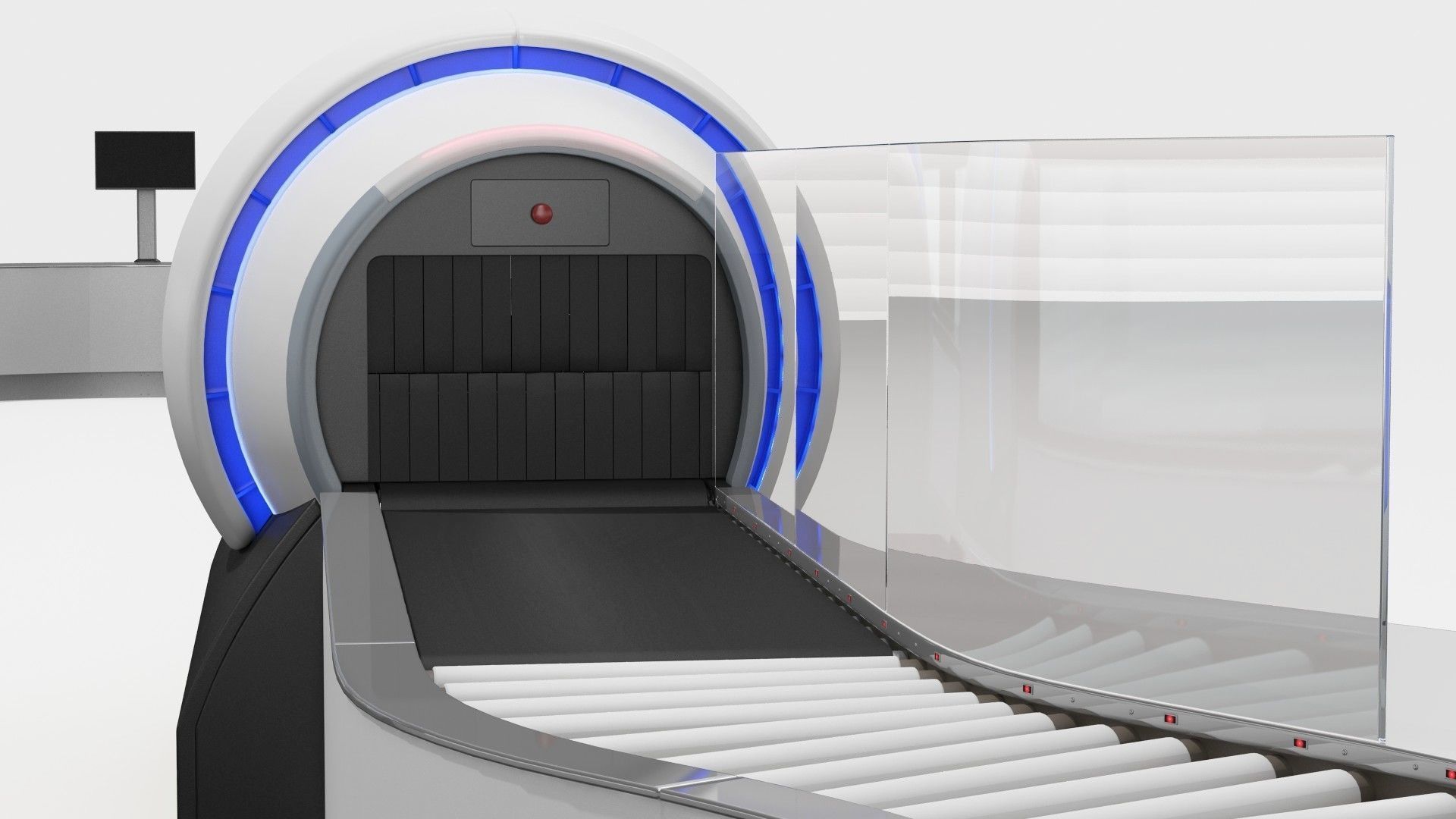 Security System Airport 3D Scanner 3D model | CGTrader