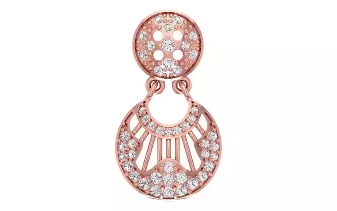 Women Pendant 3dm STL OBJ FBX Renders Details