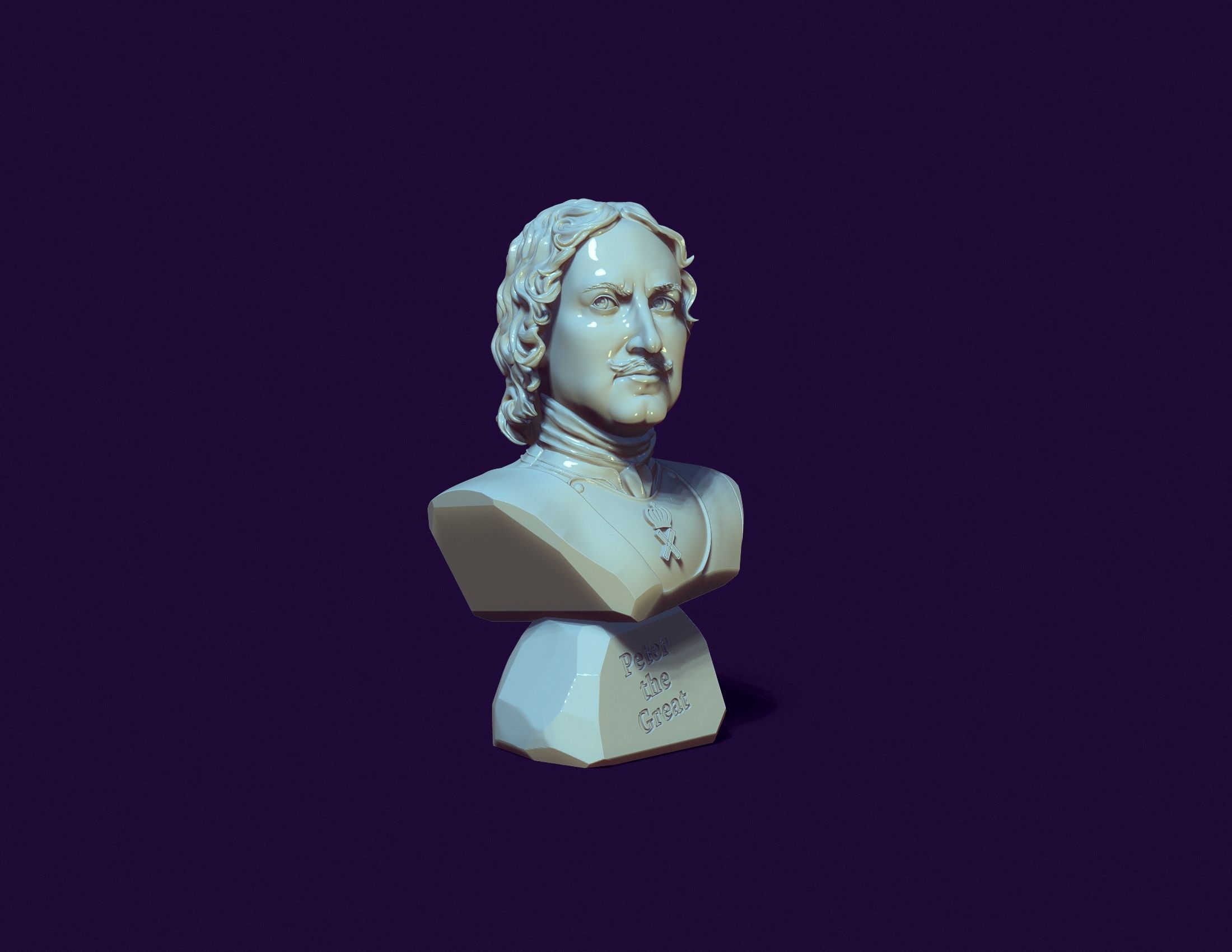 Peter the Great  3D print model_3