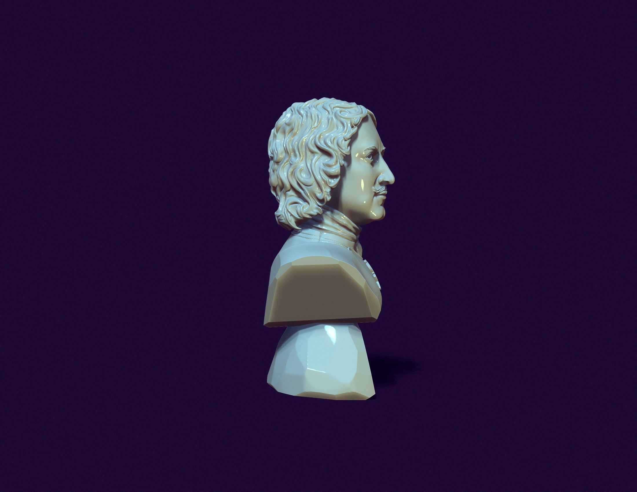 Peter the Great  3D print model_4