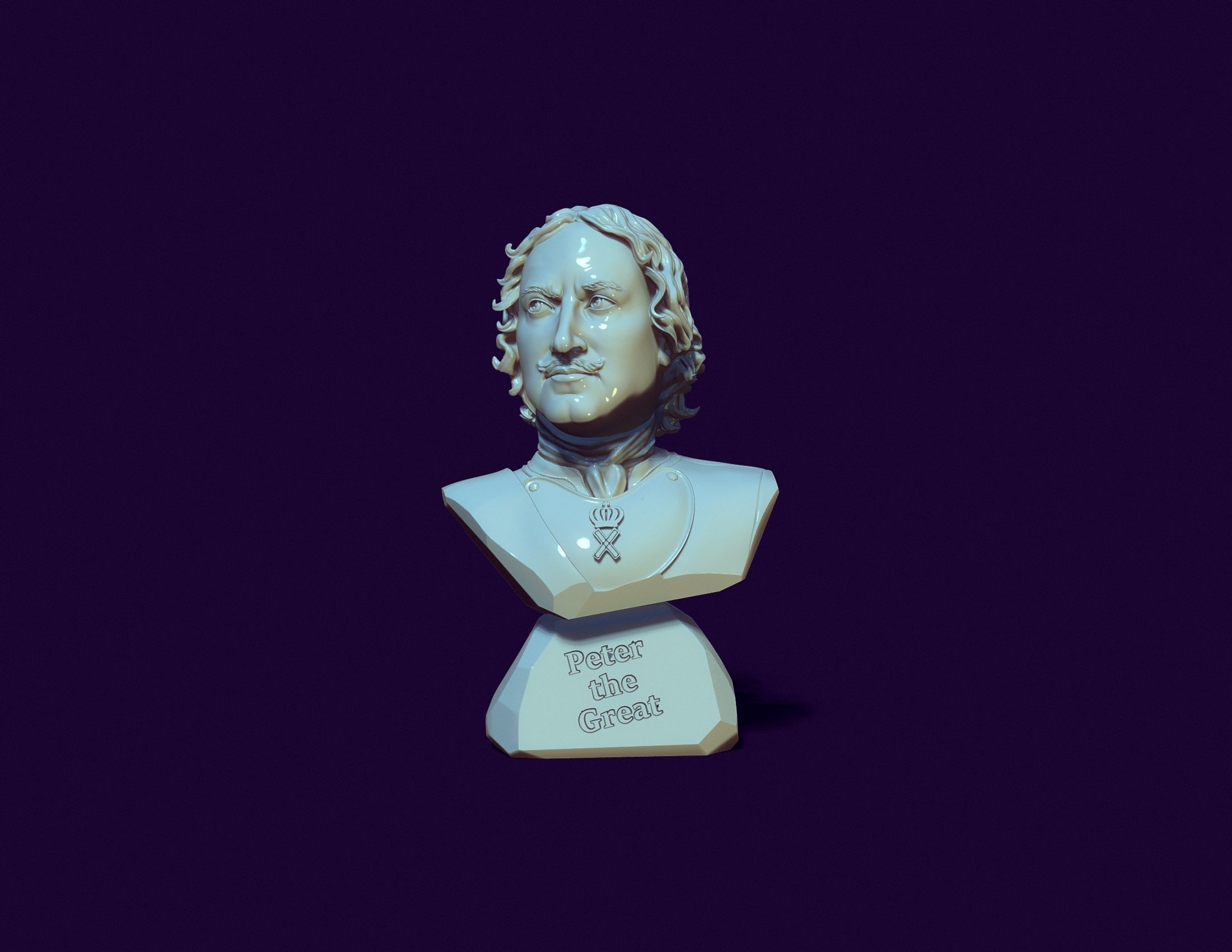 Peter the Great  3D print model_2