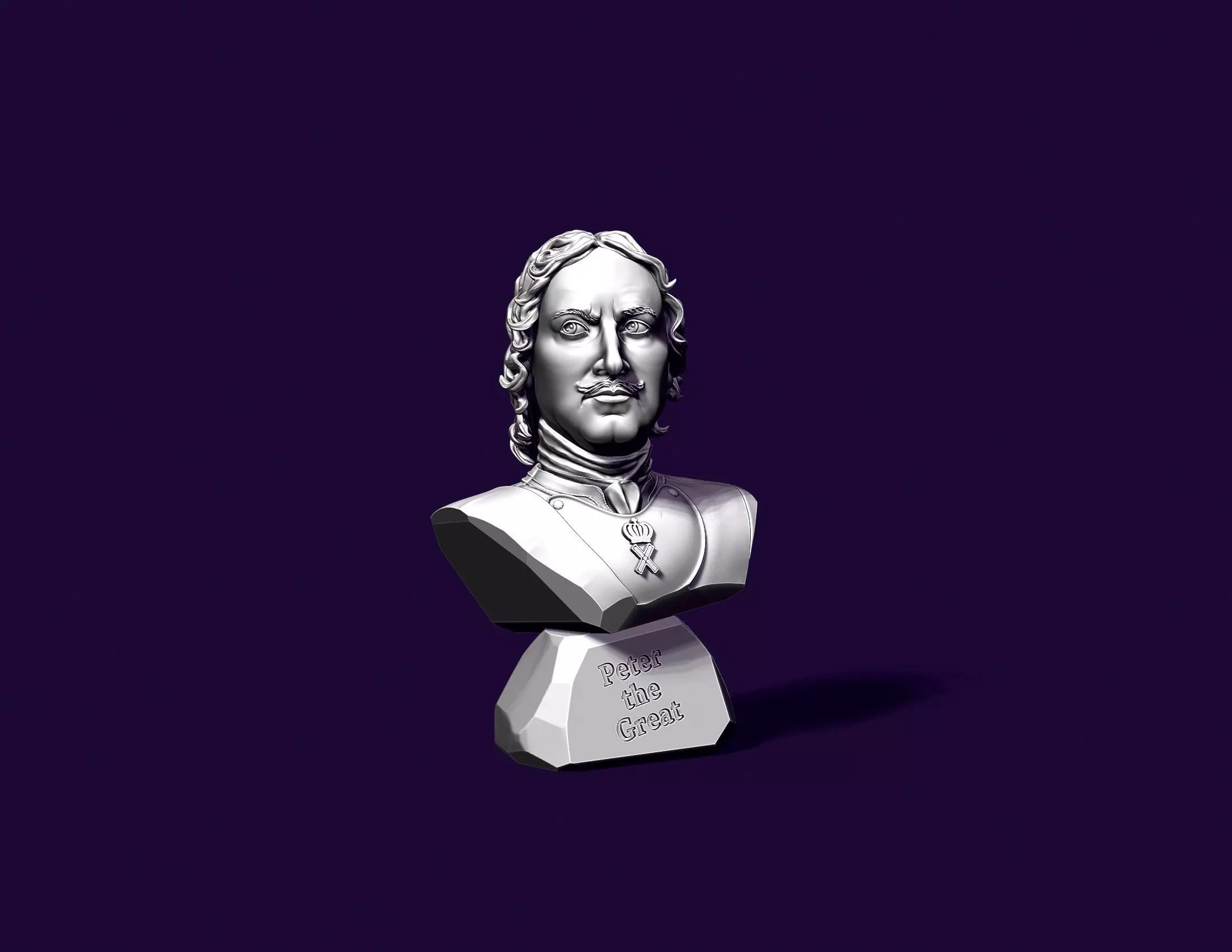 Peter the Great  3D print model_0