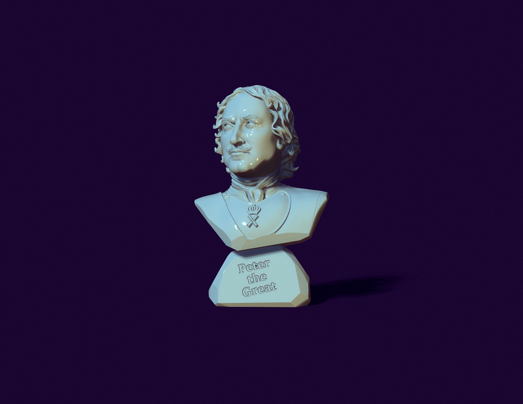 Peter the Great  3D print model_7