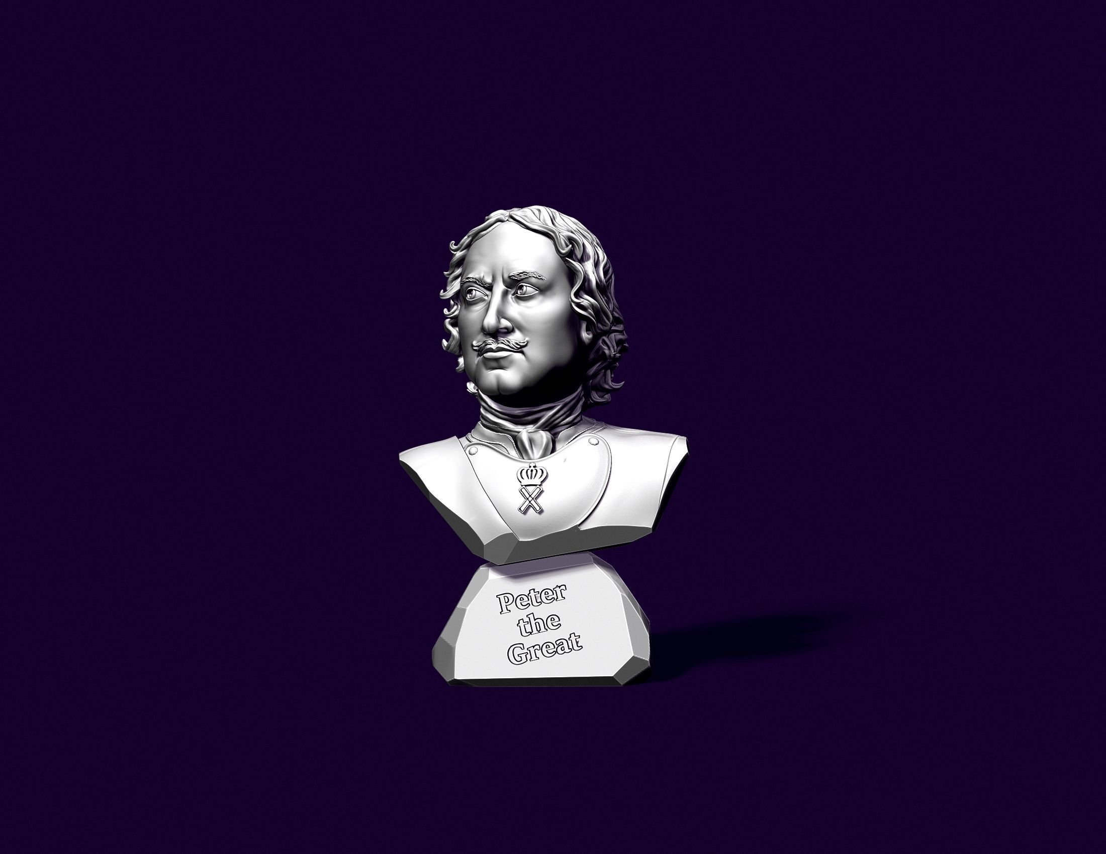 Peter the Great  3D print model_11