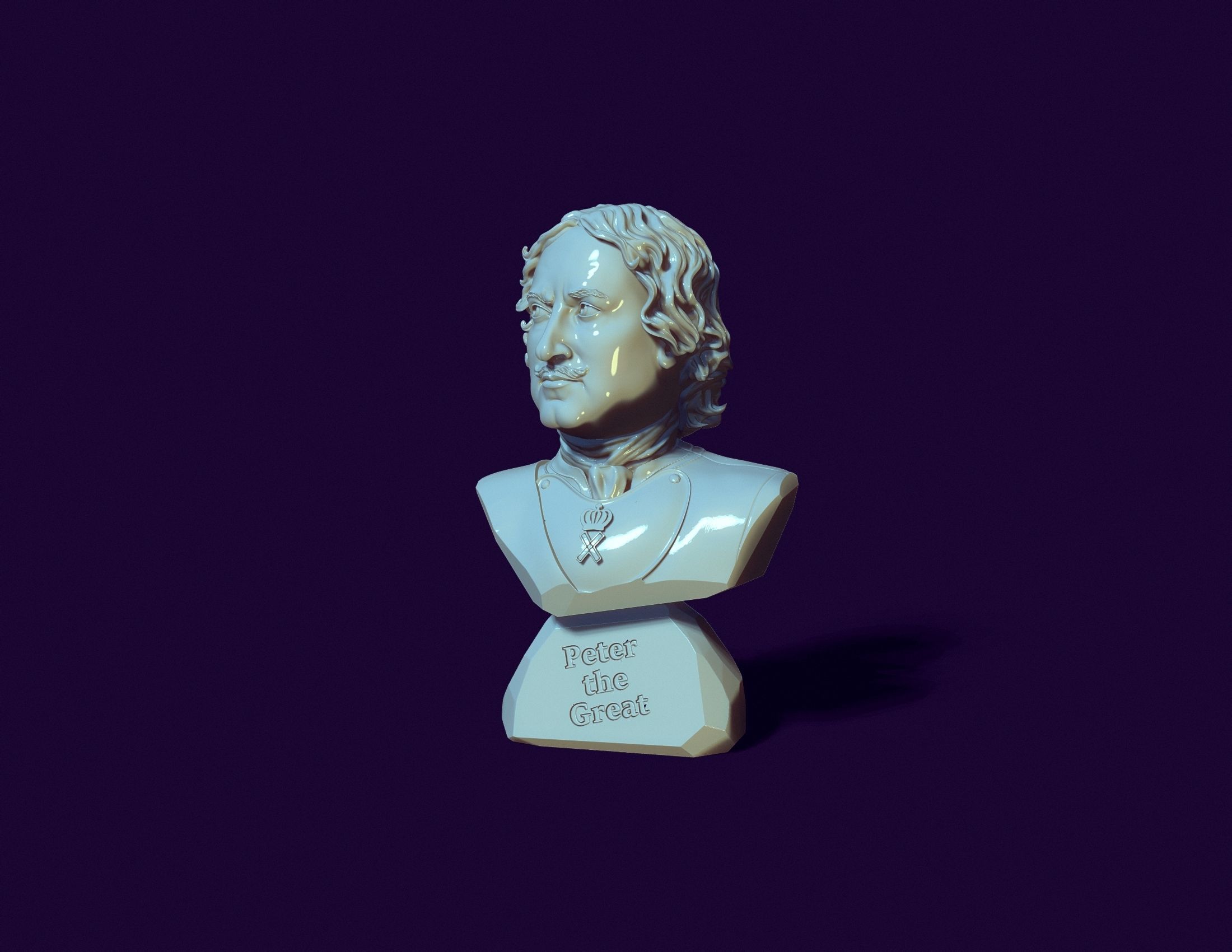 Peter the Great  3D print model_8