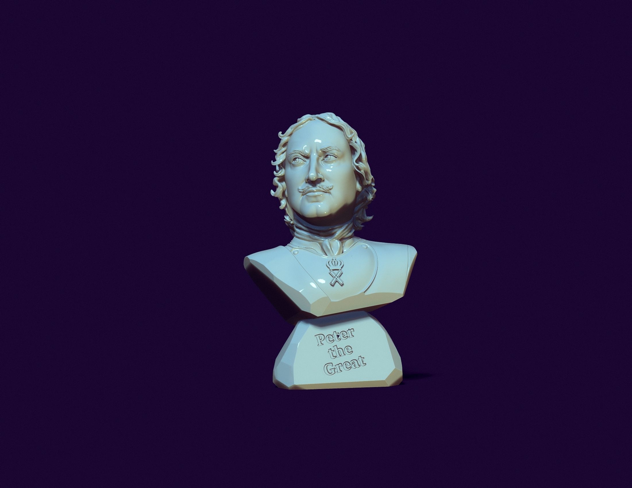 Peter the Great  3D print model_6