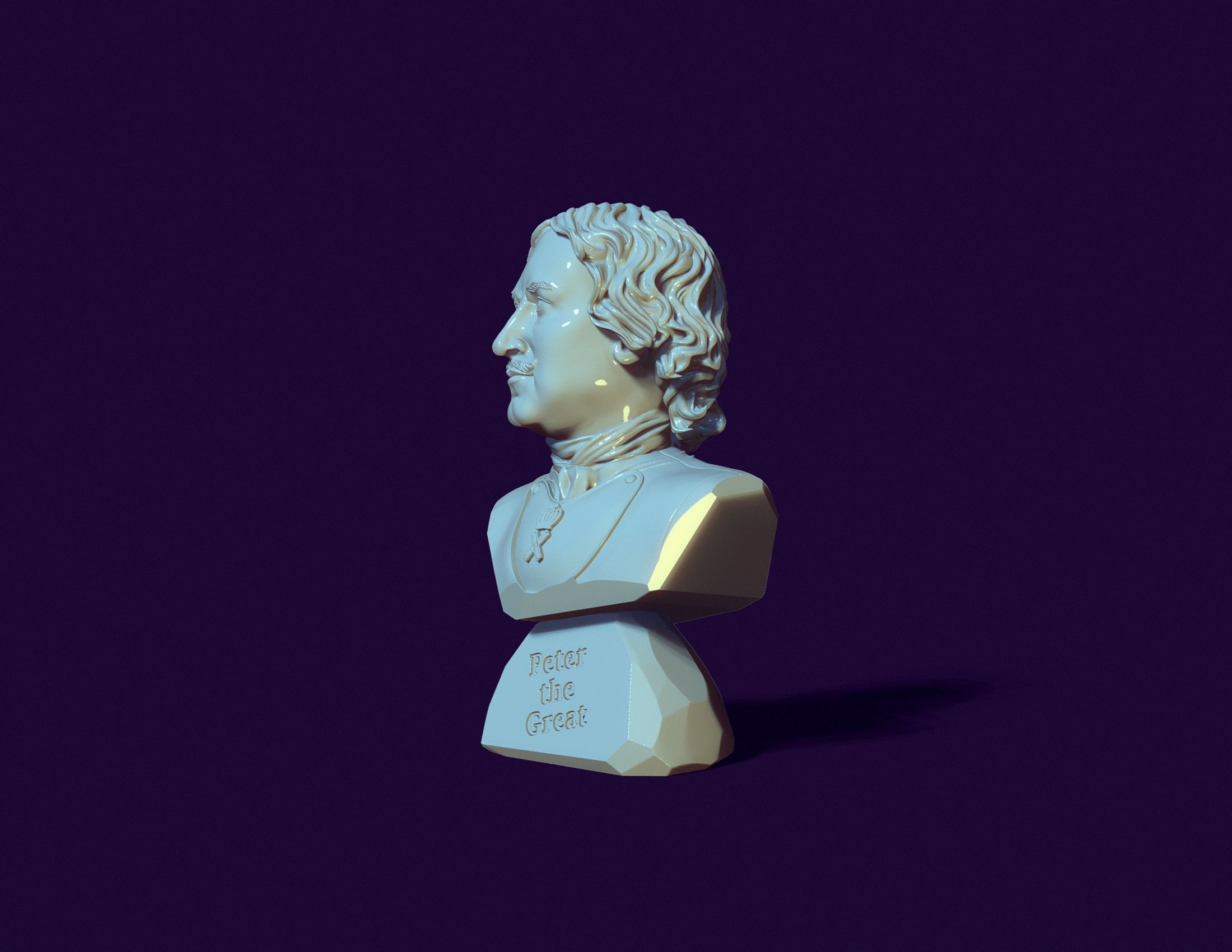Peter the Great  3D print model_9