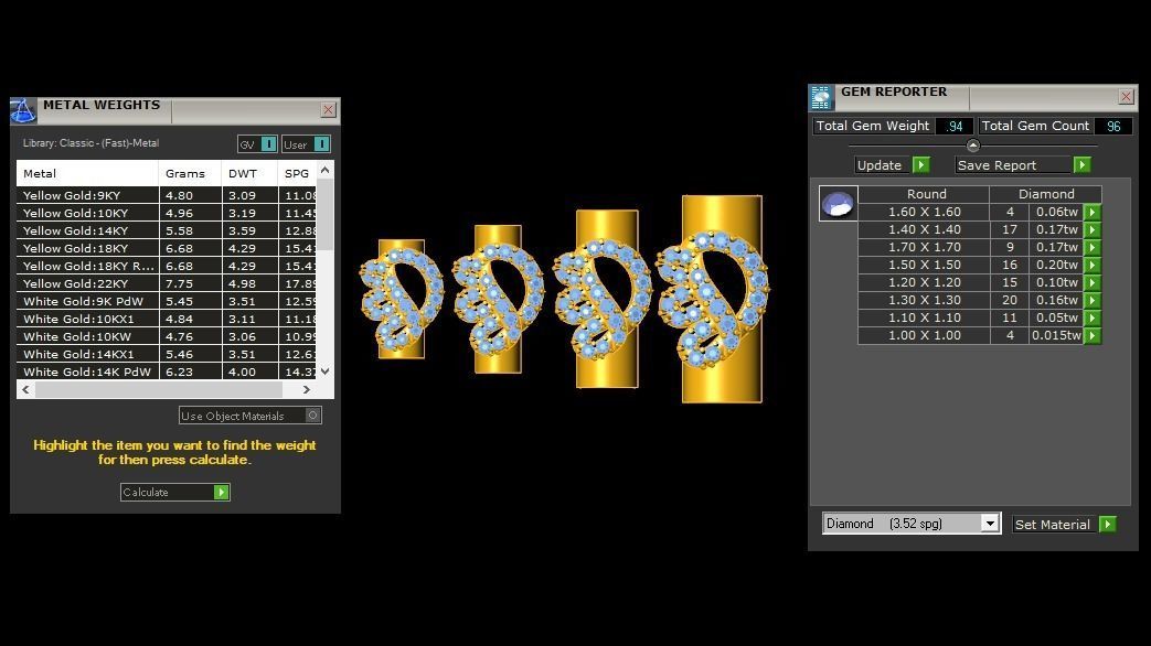 Women Pendant 3dm STL OBJ FBX Renders Details 3D print model_4