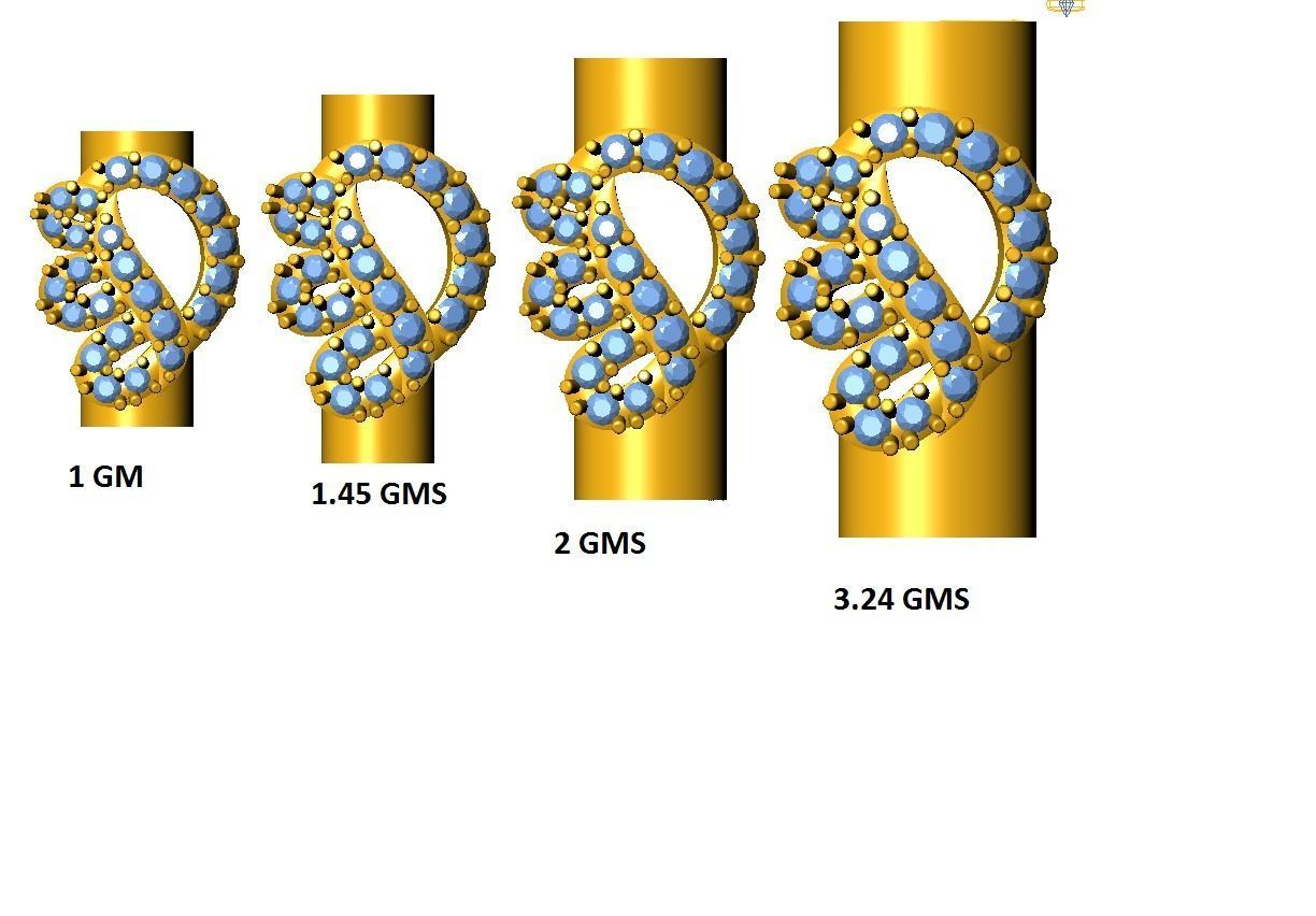 Women Pendant 3dm STL OBJ FBX Renders Details 3D print model_3