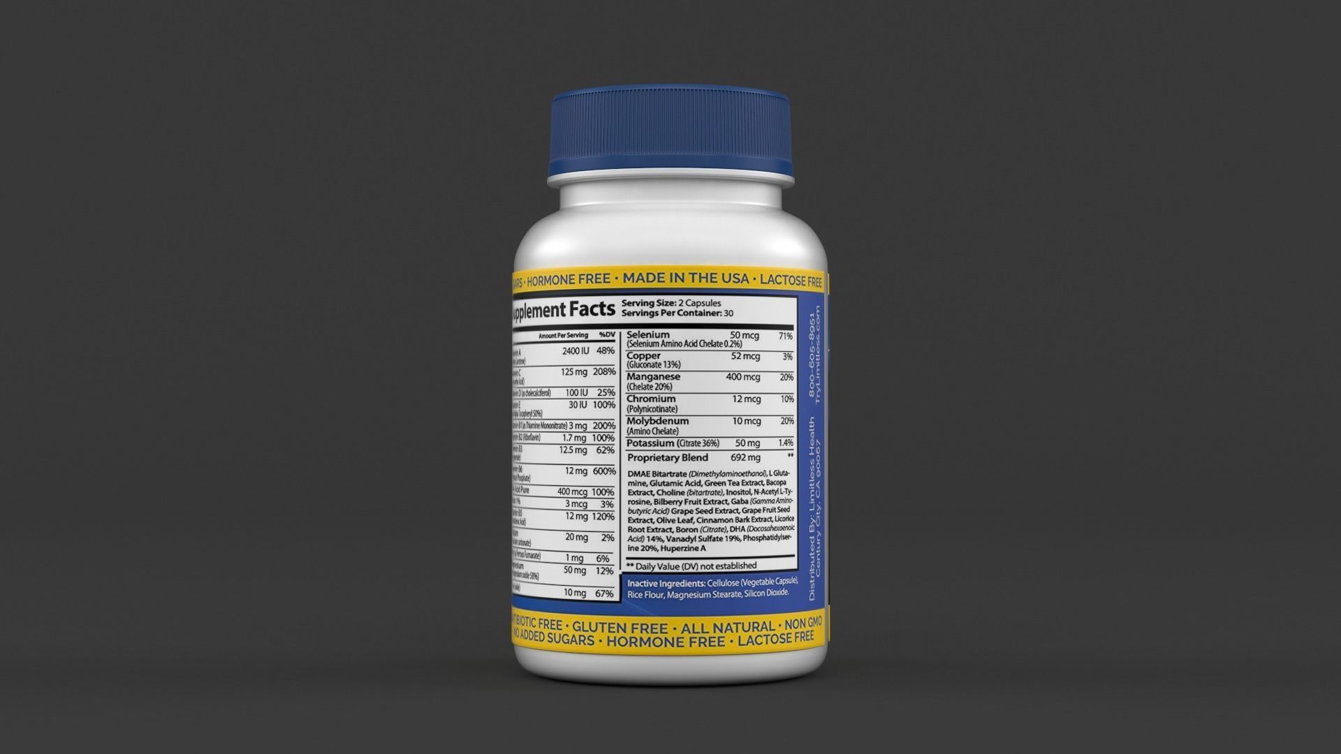 Dietary Supplement 3D model_3