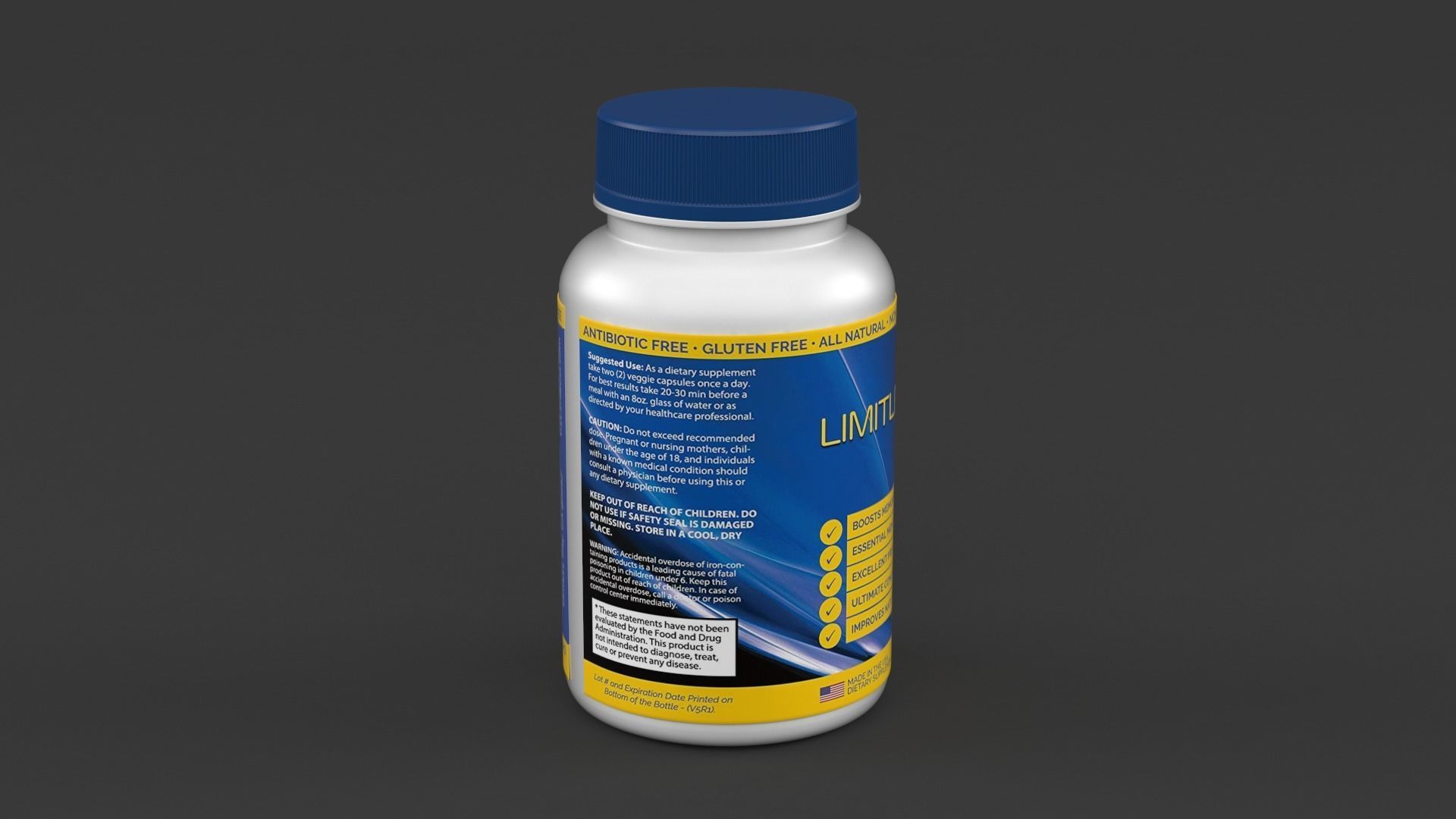 Dietary Supplement 3D model_2