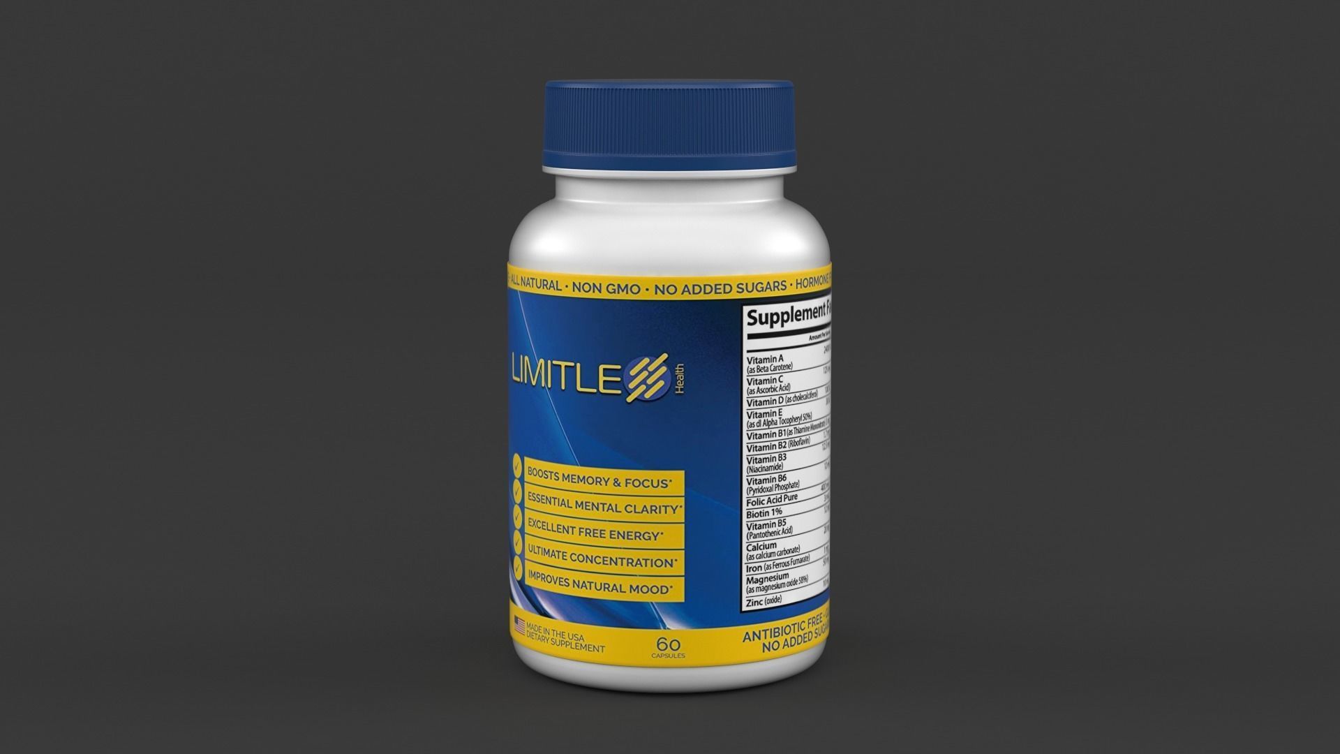 Dietary Supplement 3D model_4