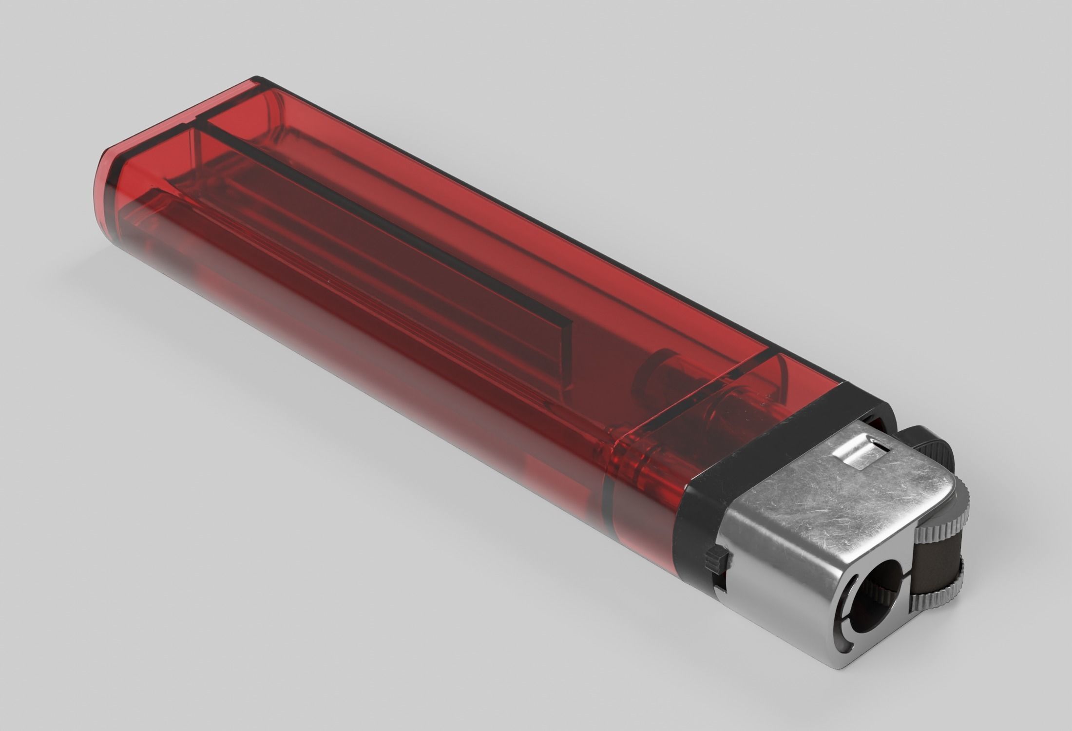 Disposable Lighter 3D model_3