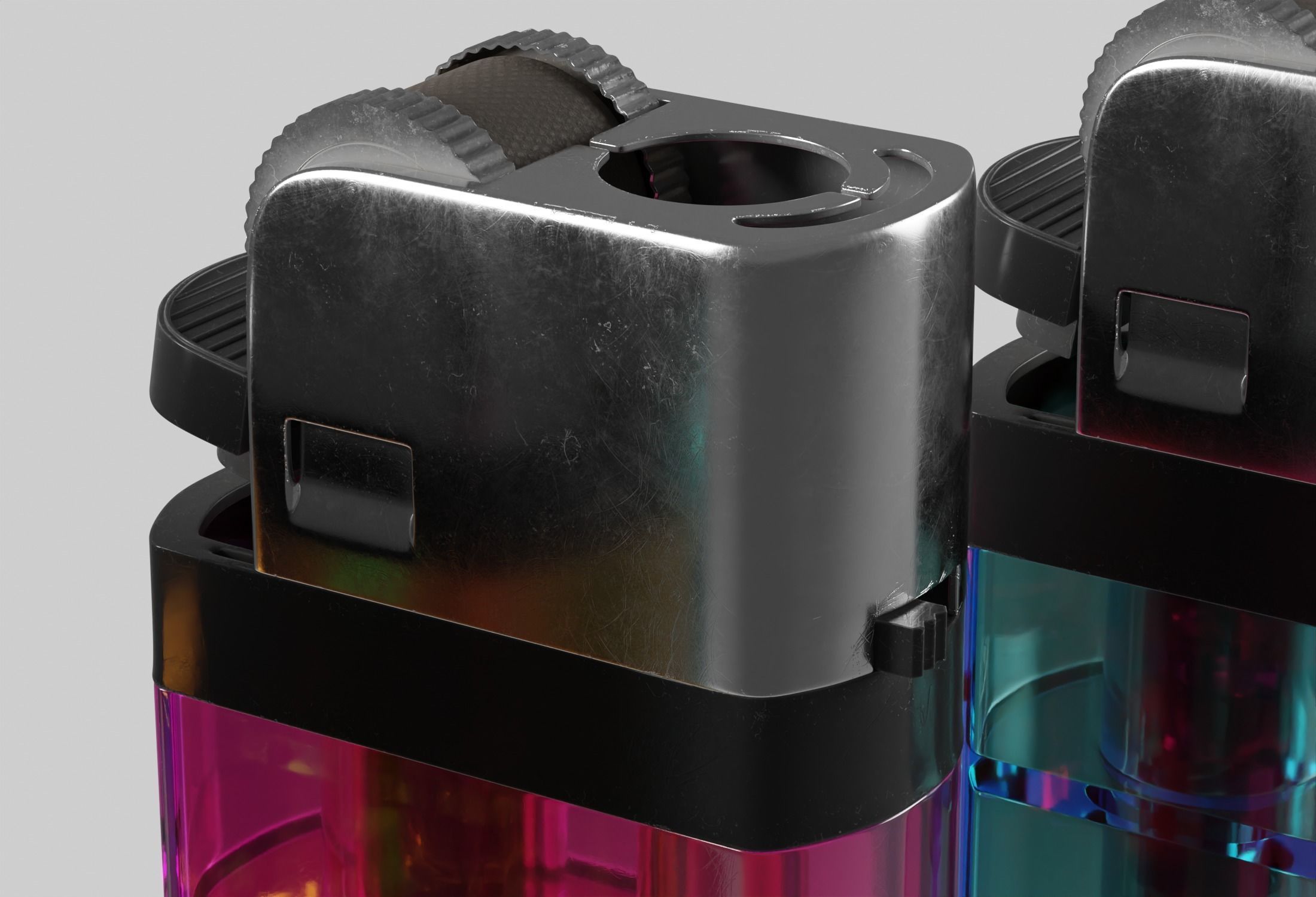 Disposable Lighter 3D model_11