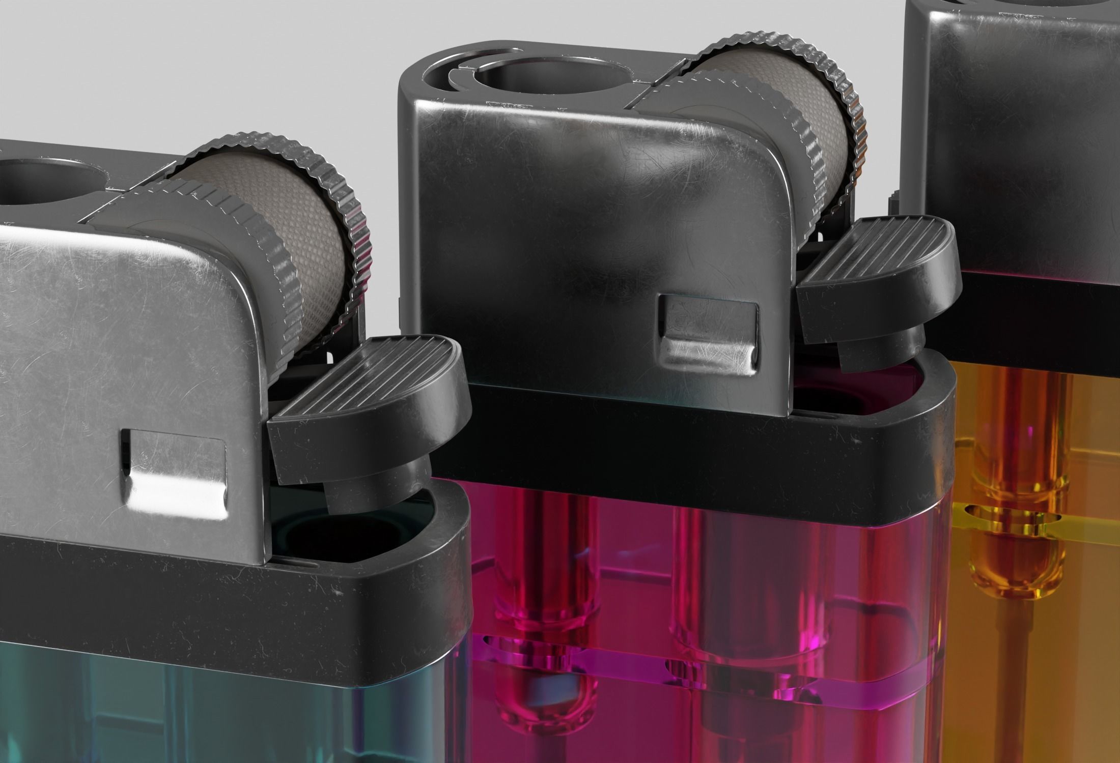 Disposable Lighter 3D model_9