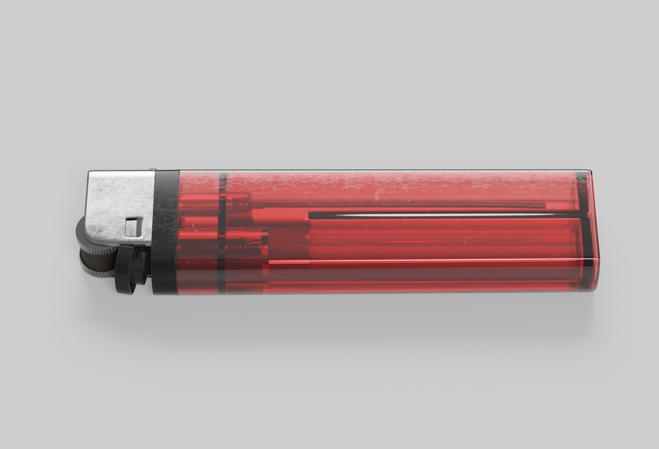 Disposable Lighter 3D model_1