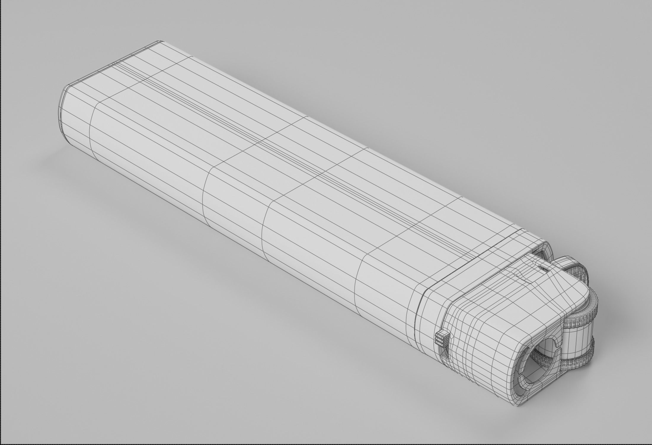 Disposable Lighter 3D model_13