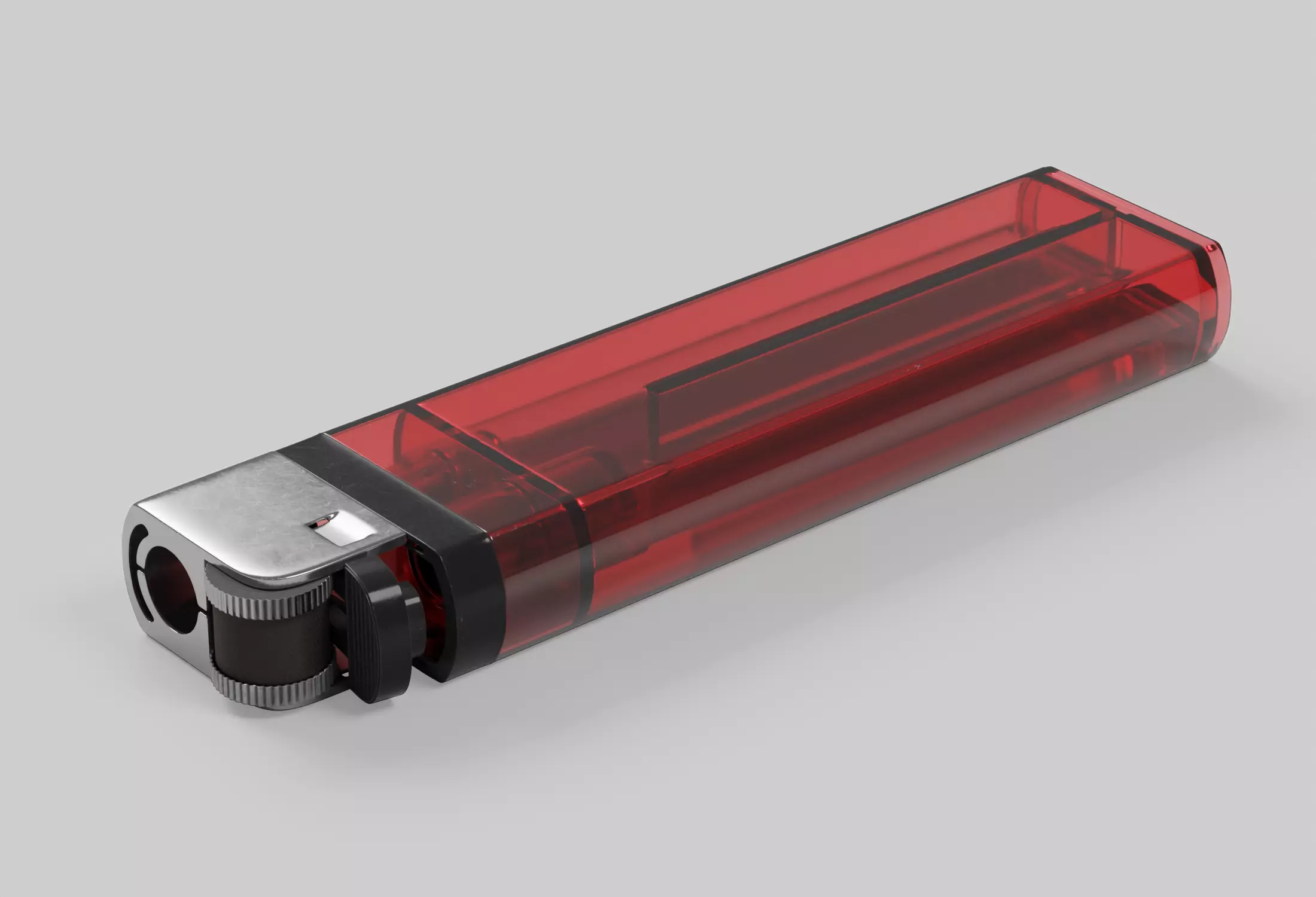 Disposable Lighter 3D model_0