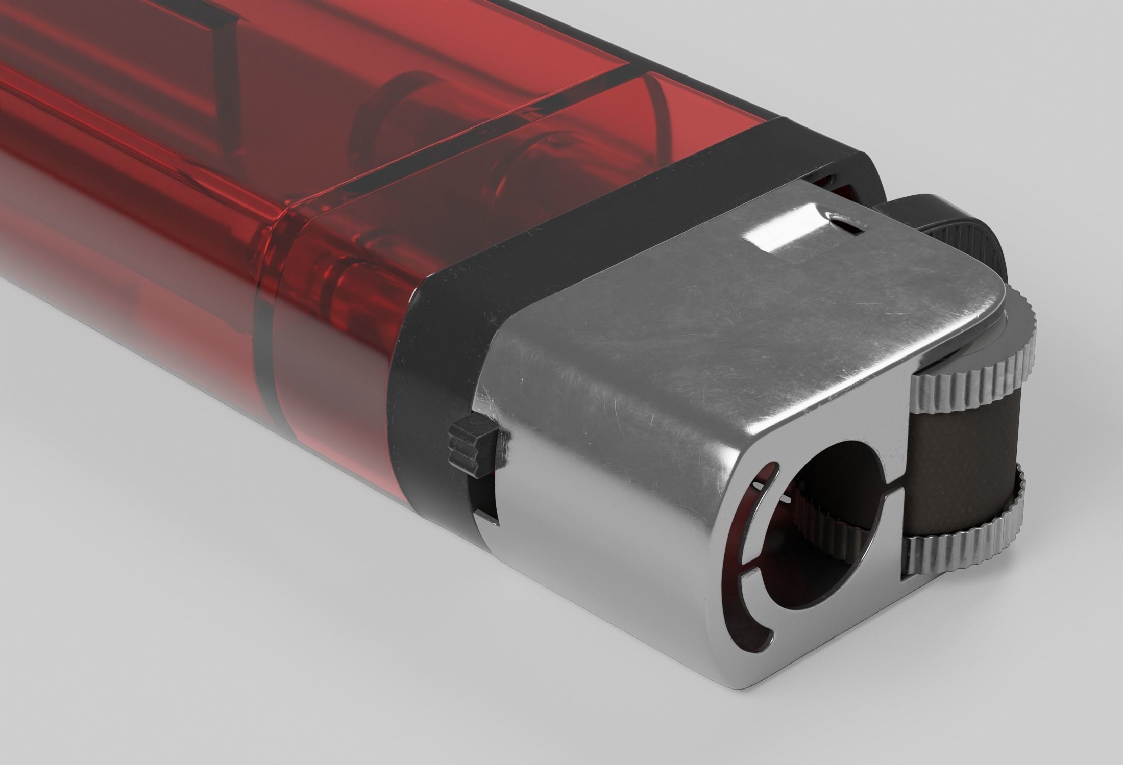 Disposable Lighter 3D model_6