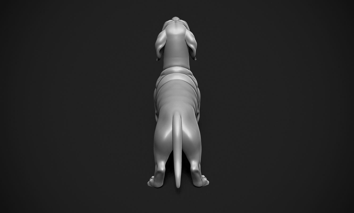 Dachshund 3D print model_5