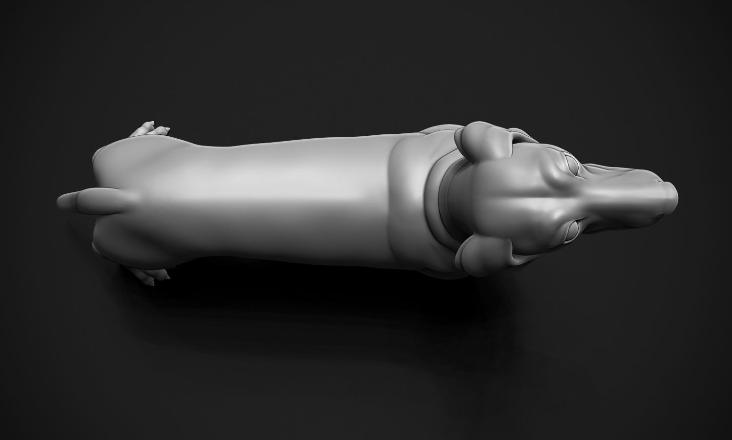 Dachshund 3D print model_8