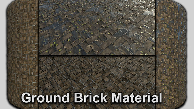 Ground Brick Material 8 Texture