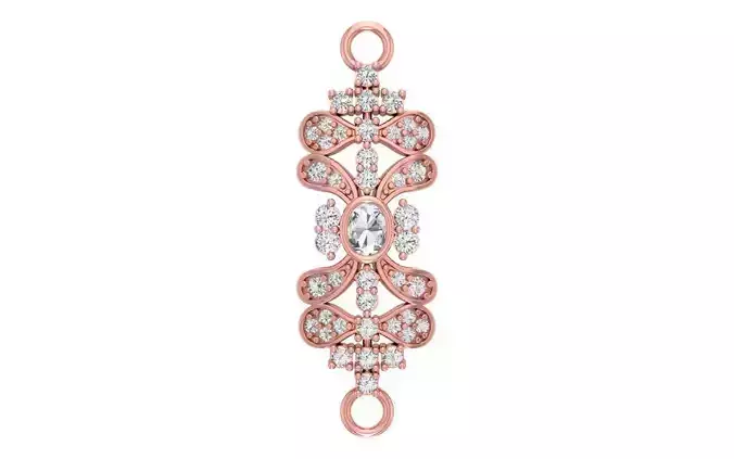 Women Pendant 3dm STL OBJ FBX Renders Details