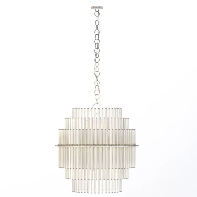GAETANO SCIOLARI LIGHTOLIER CHANDELIER 3D model_3