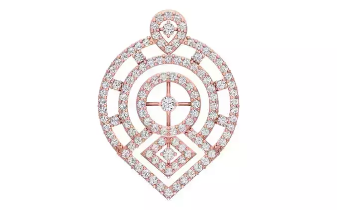 Women Pendant 3dm STL OBJ FBX Renders Details