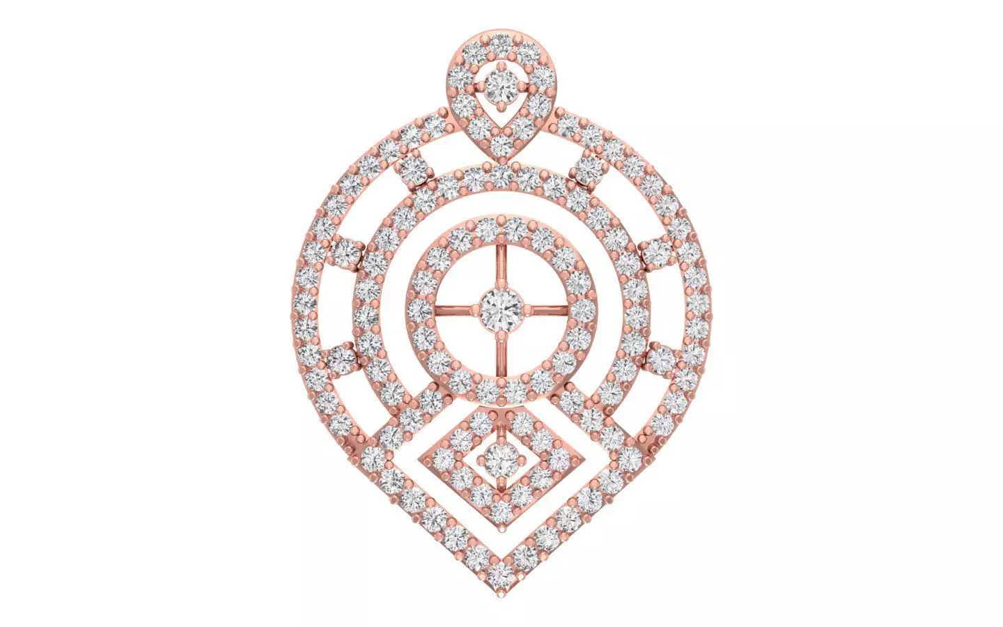 Women Pendant 3dm STL OBJ FBX Renders Details 3D print model_0