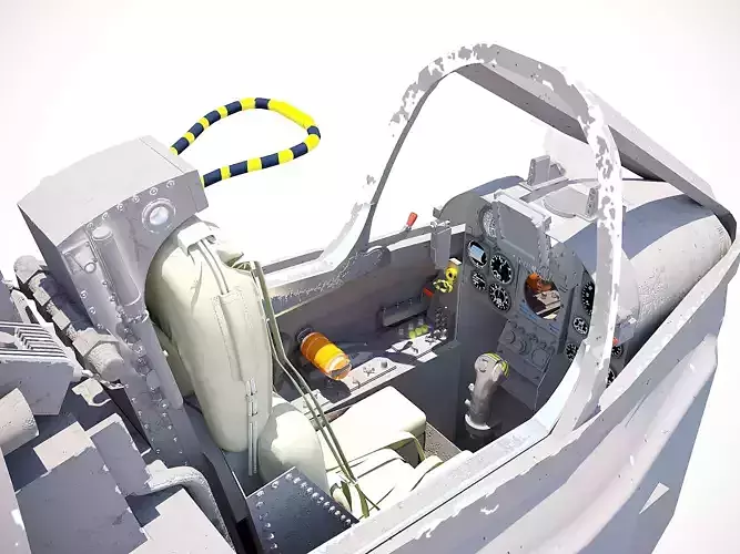 Mirage III Cockpit 3D model