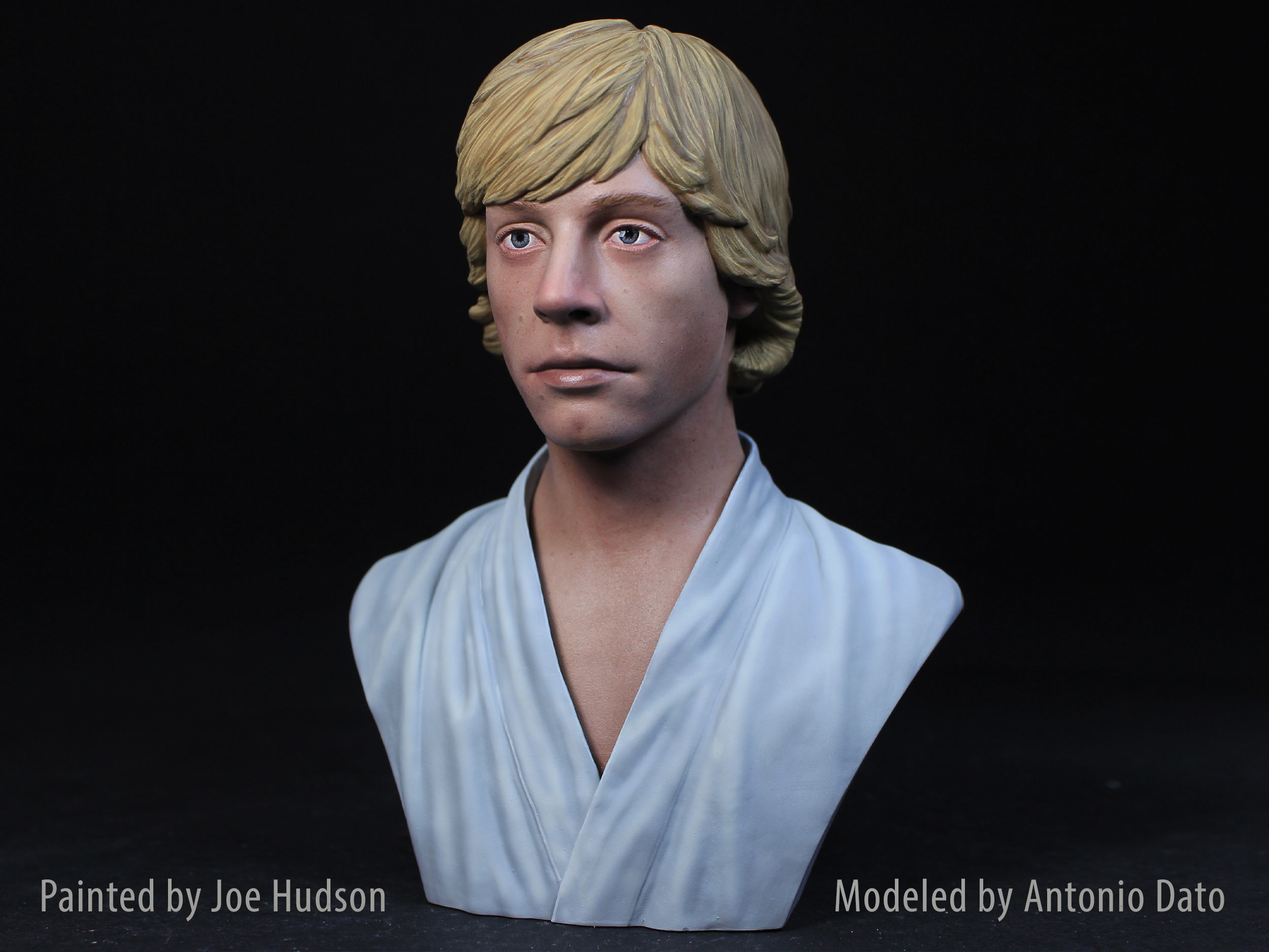 Mark Hamill as Luke Skywalker Bust Printable 3D Model 3D print model_1
