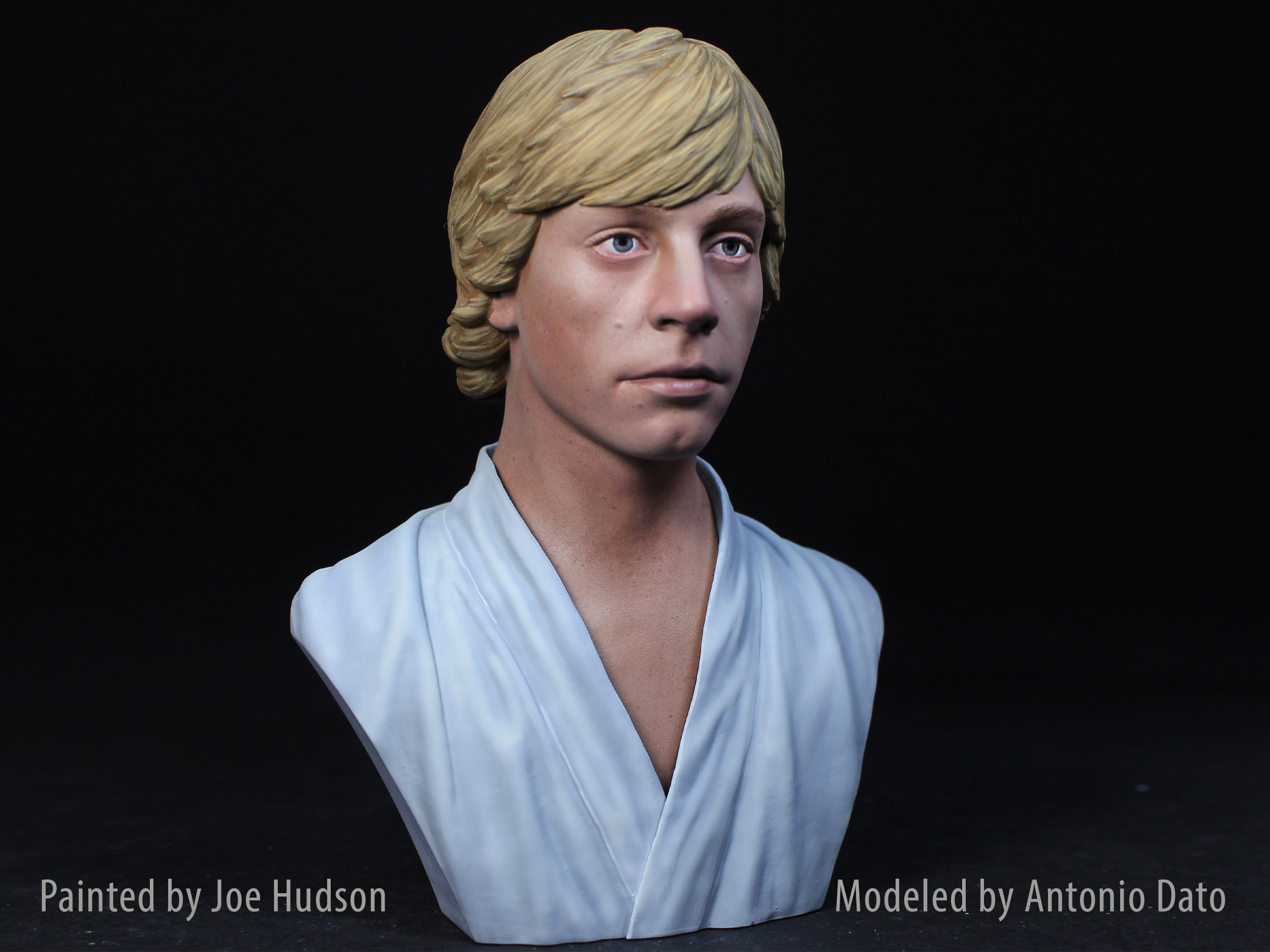 Mark Hamill as Luke Skywalker Bust Printable 3D Model 3D print model_3