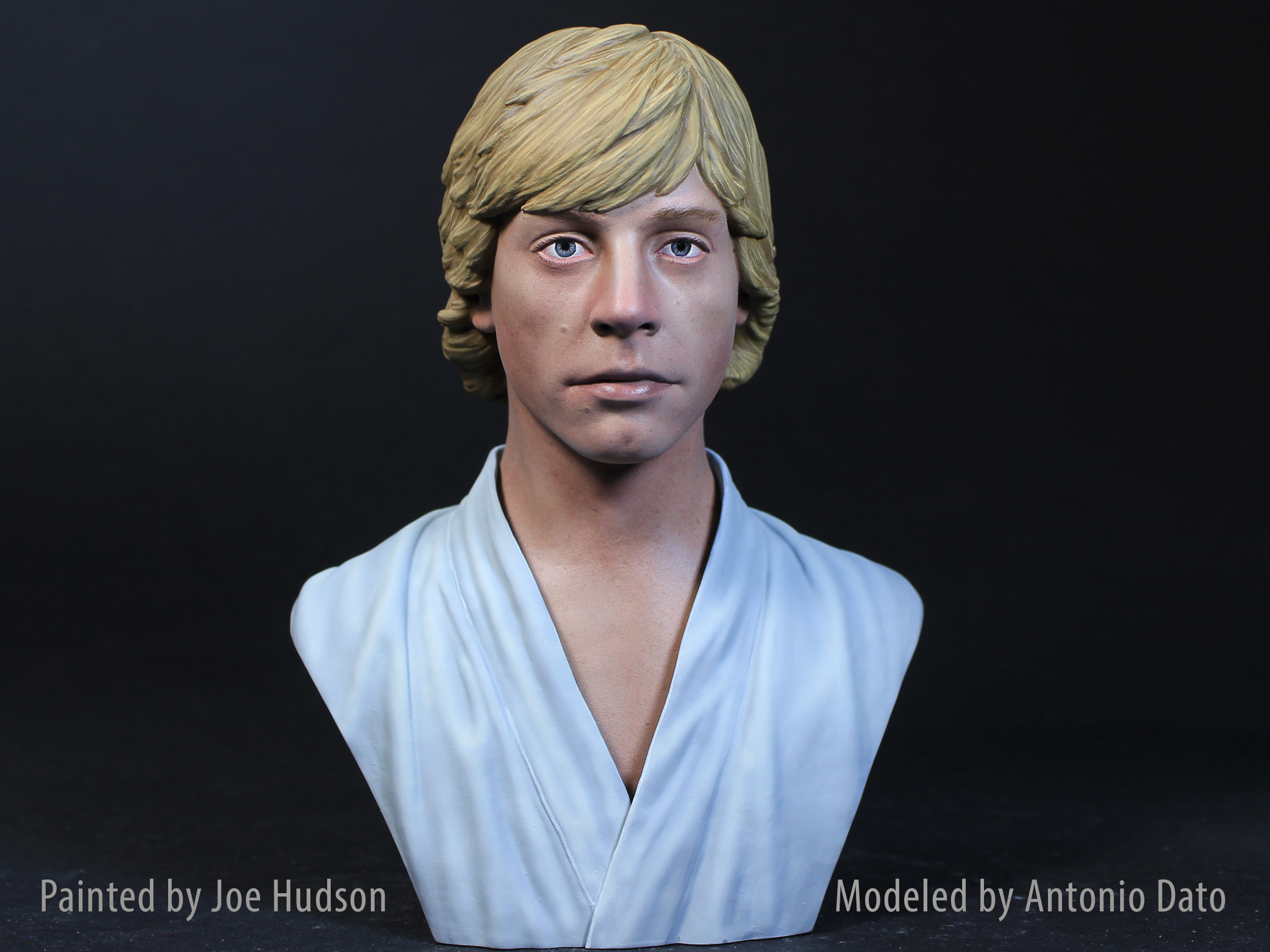 Mark Hamill as Luke Skywalker Bust Printable 3D Model 3D print model_2