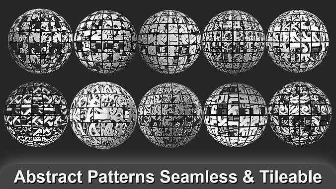 Abstract Patterns Seamless and Tileable Texture