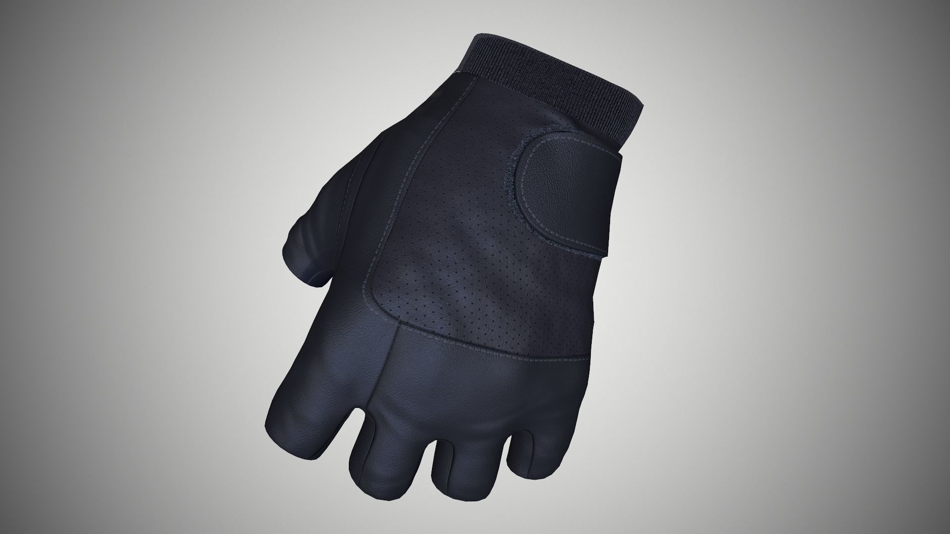 Gloves 03 Low-poly 3D model_4