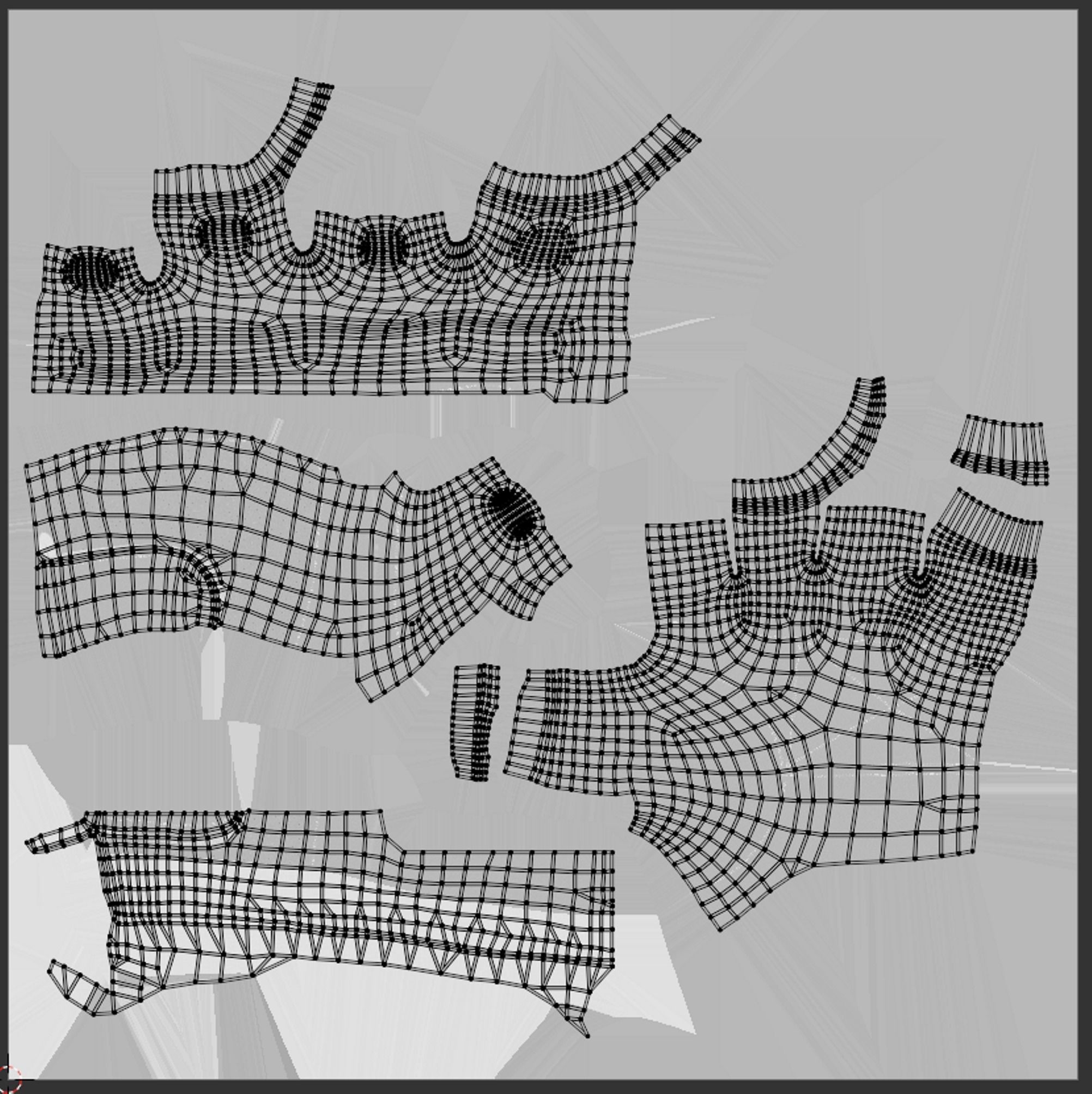 Gloves 03 Low-poly 3D model_16