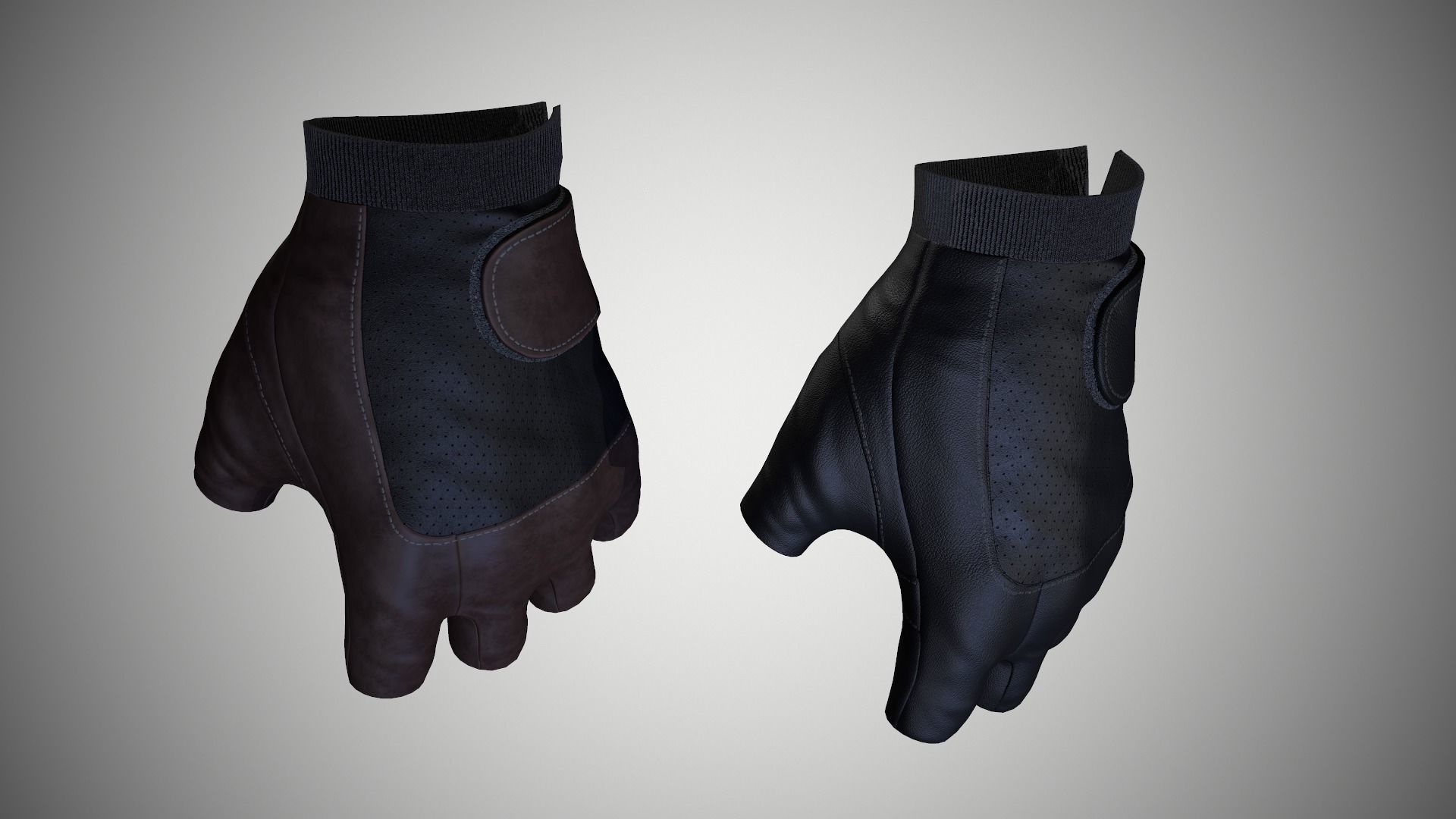 Gloves 03 Low-poly 3D model_12