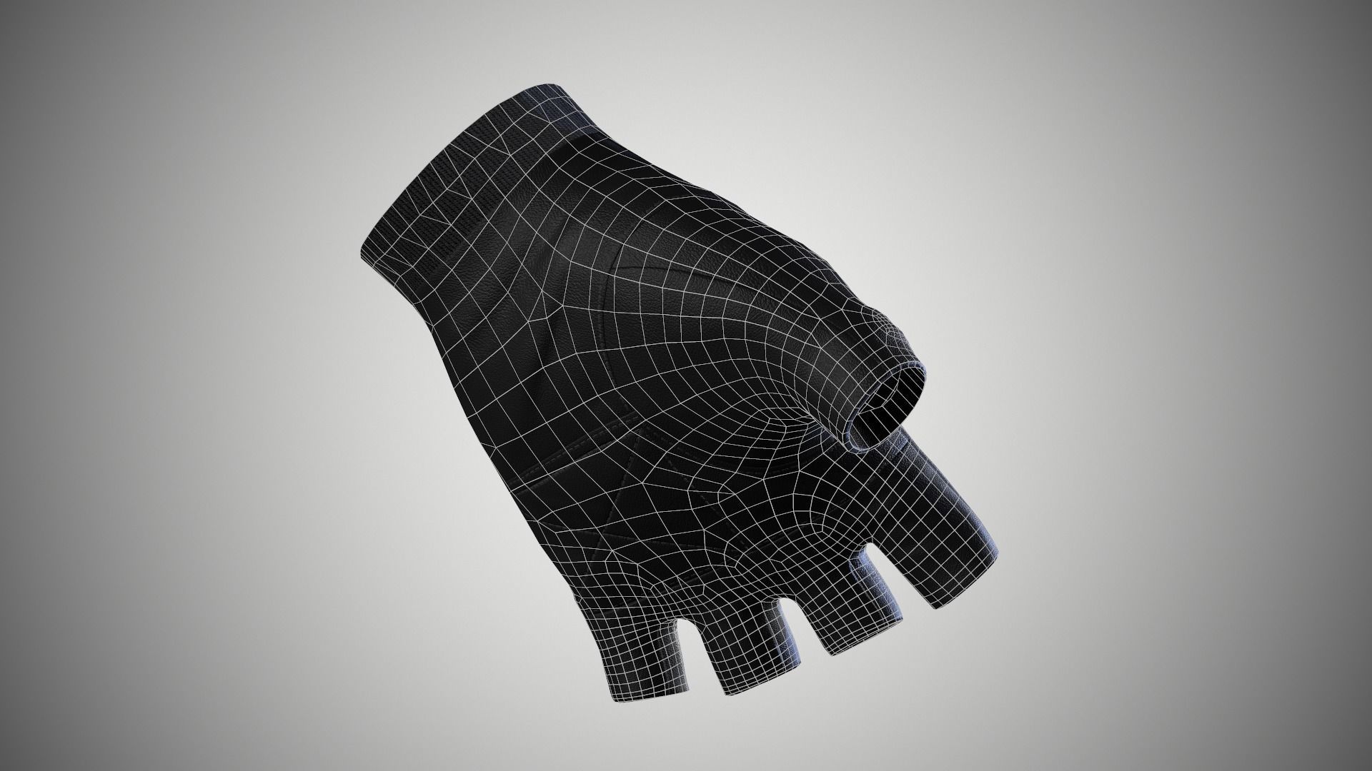Gloves 03 Low-poly 3D model_15