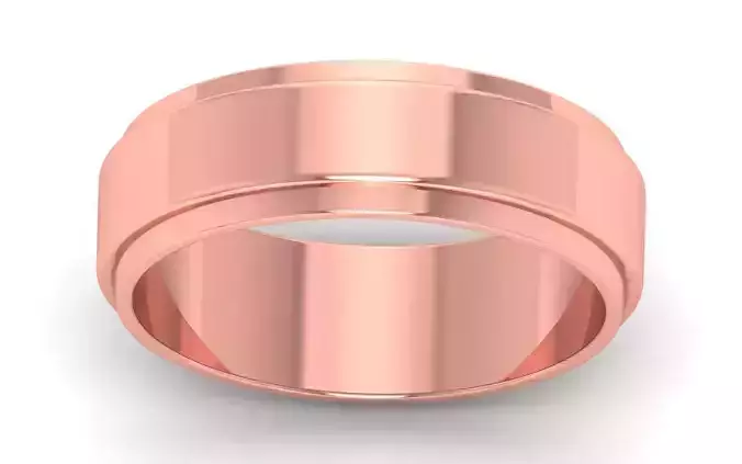 Solitaire Band Rings 3dm STL OBJ FBX Renders Details 3D print model