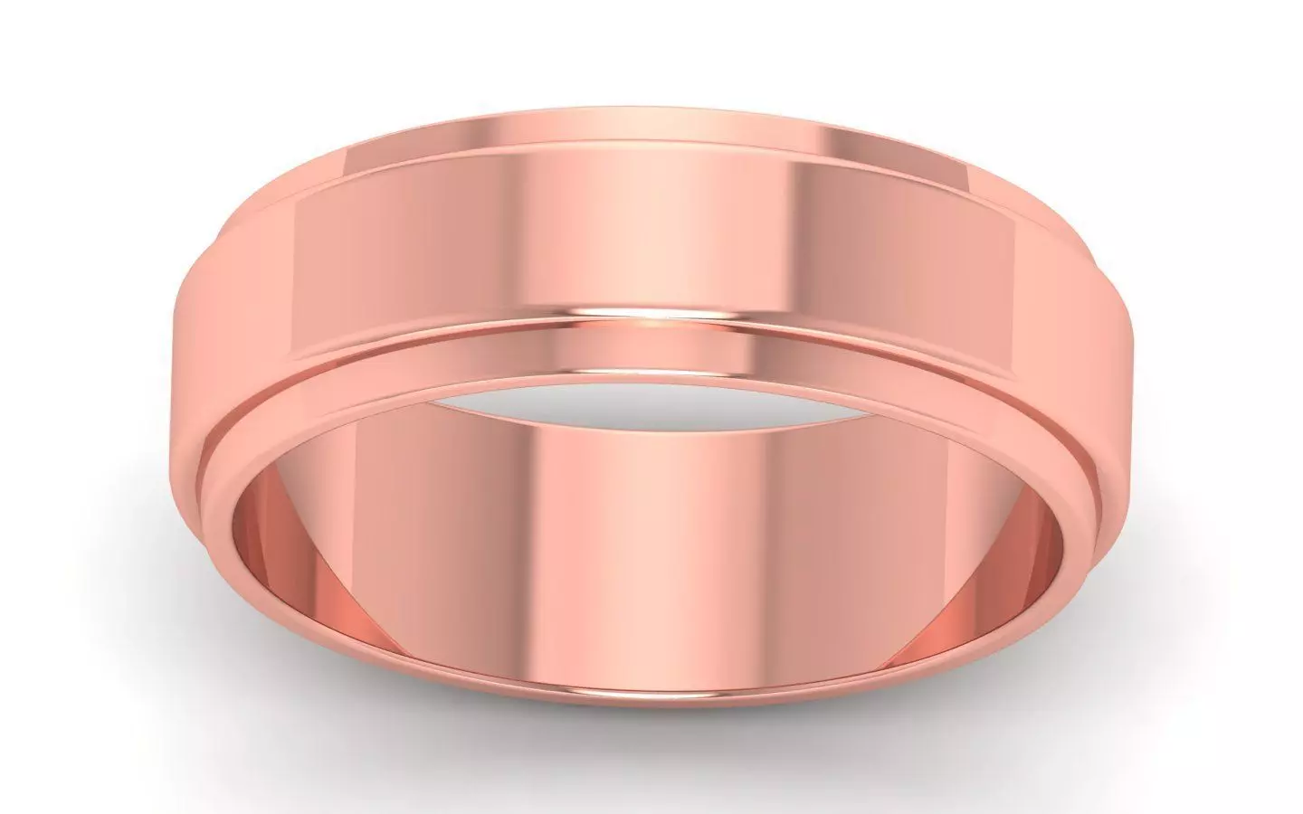 Solitaire Band Rings 3dm STL OBJ FBX Renders Details 3D print model_0