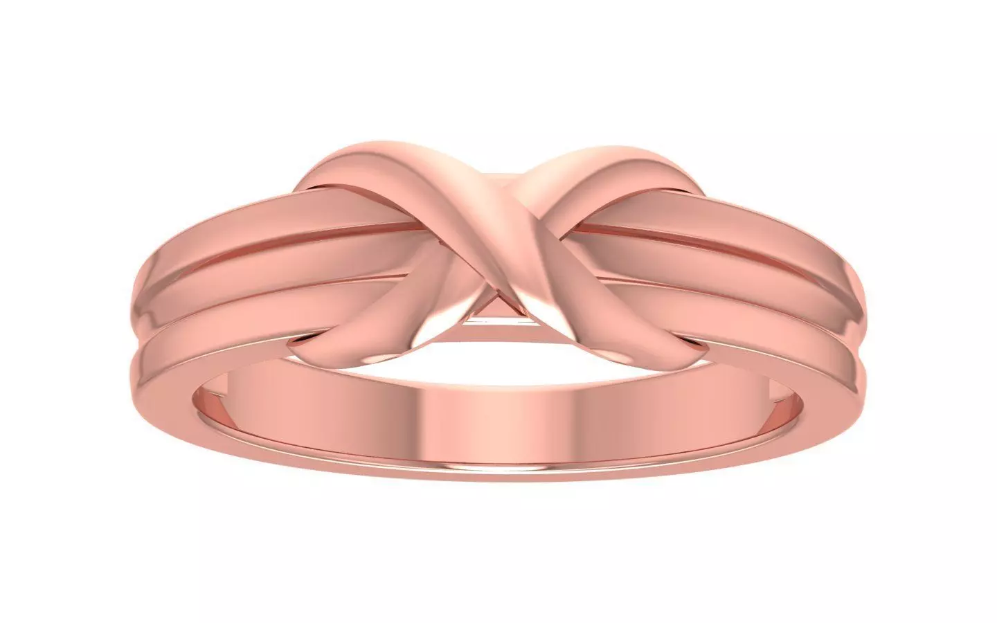 Solitaire Band Ring 3dm STL OBJ FBX Renders Details 3D print model_0