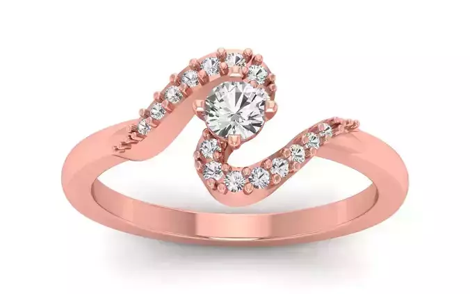 Solitaire Band Ring 3dm STL OBJ FBX Renders Details