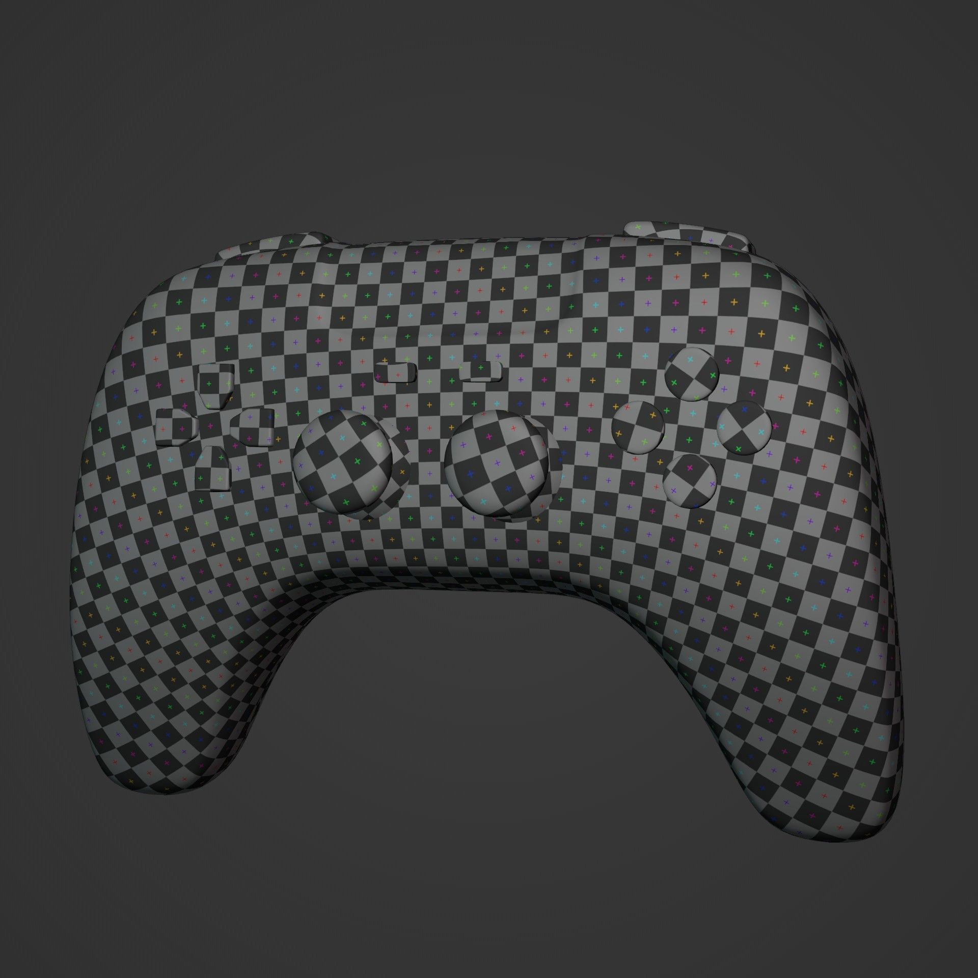 Game Controller Low-poly 3D model_3