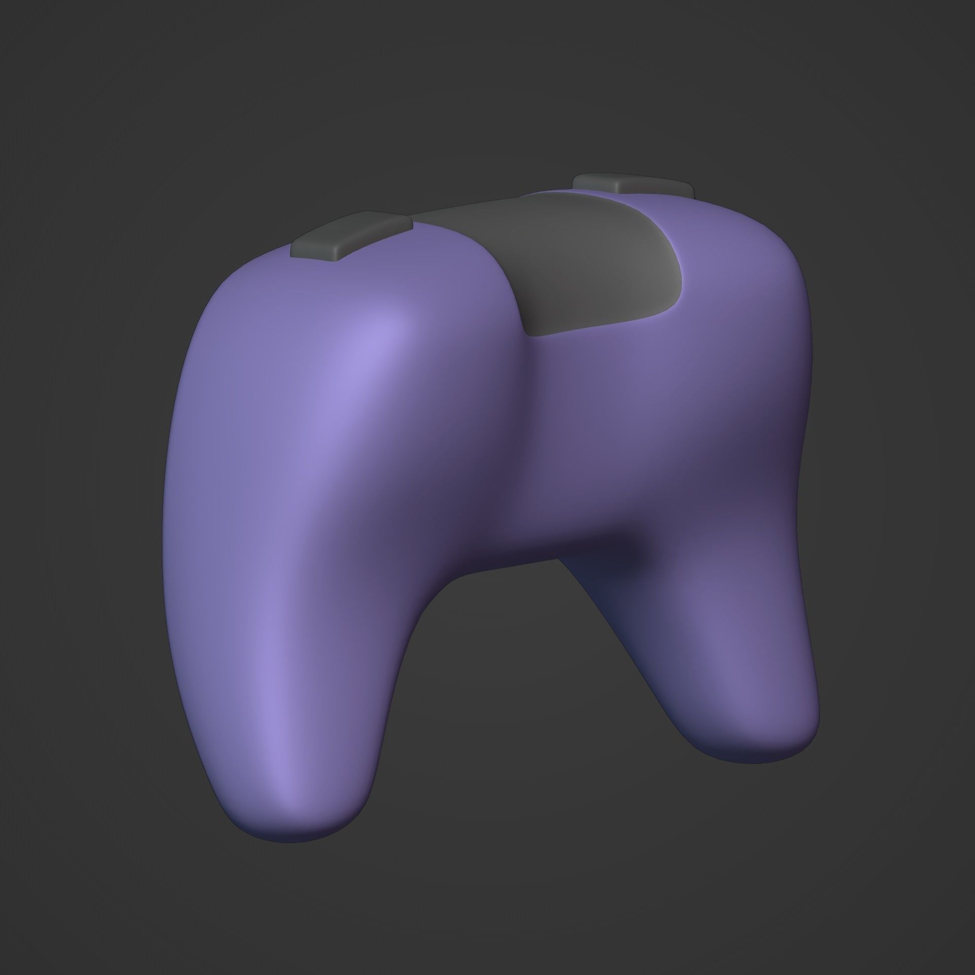 Game Controller Low-poly 3D model_16