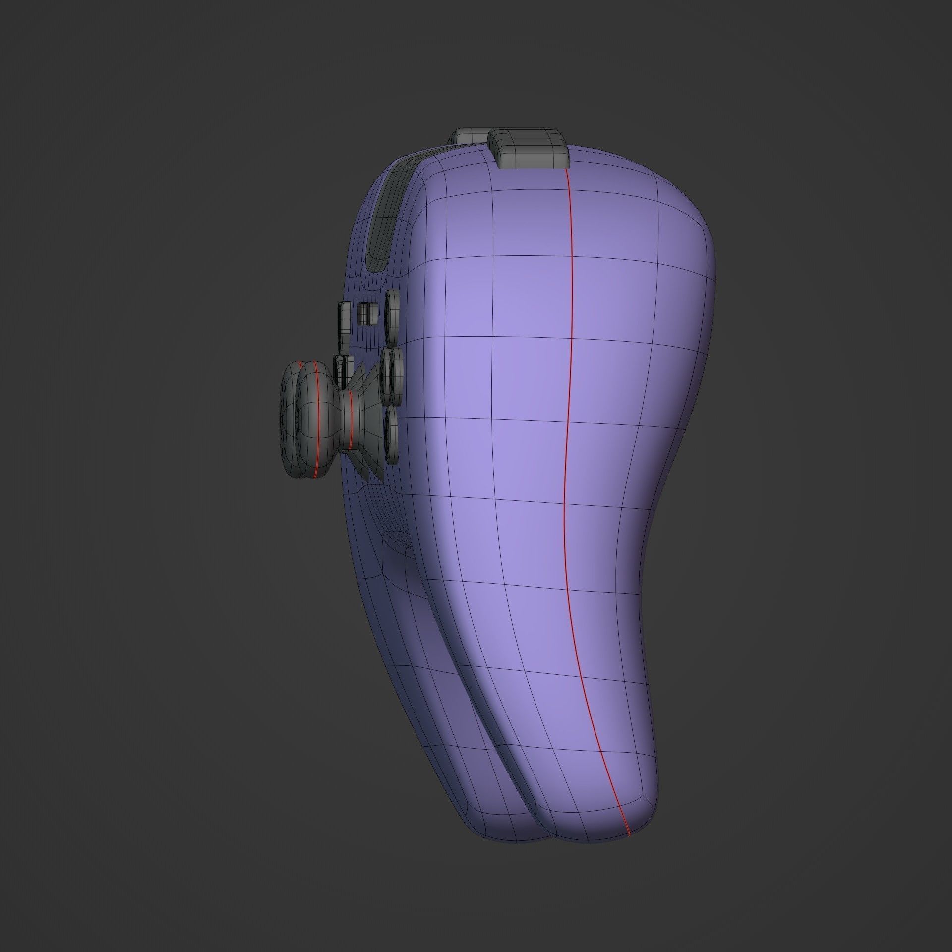Game Controller Low-poly 3D model_11