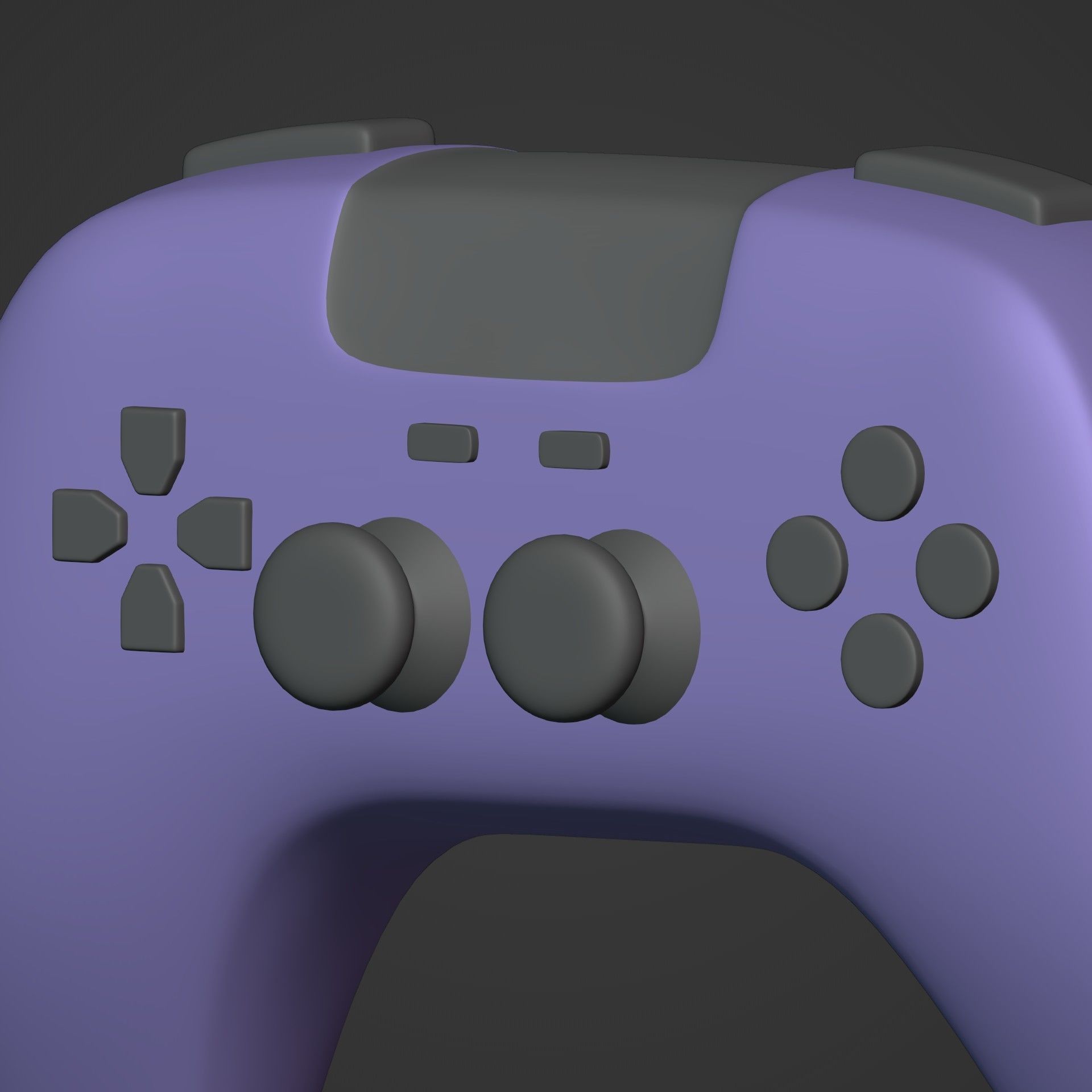 Game Controller Low-poly 3D model_18